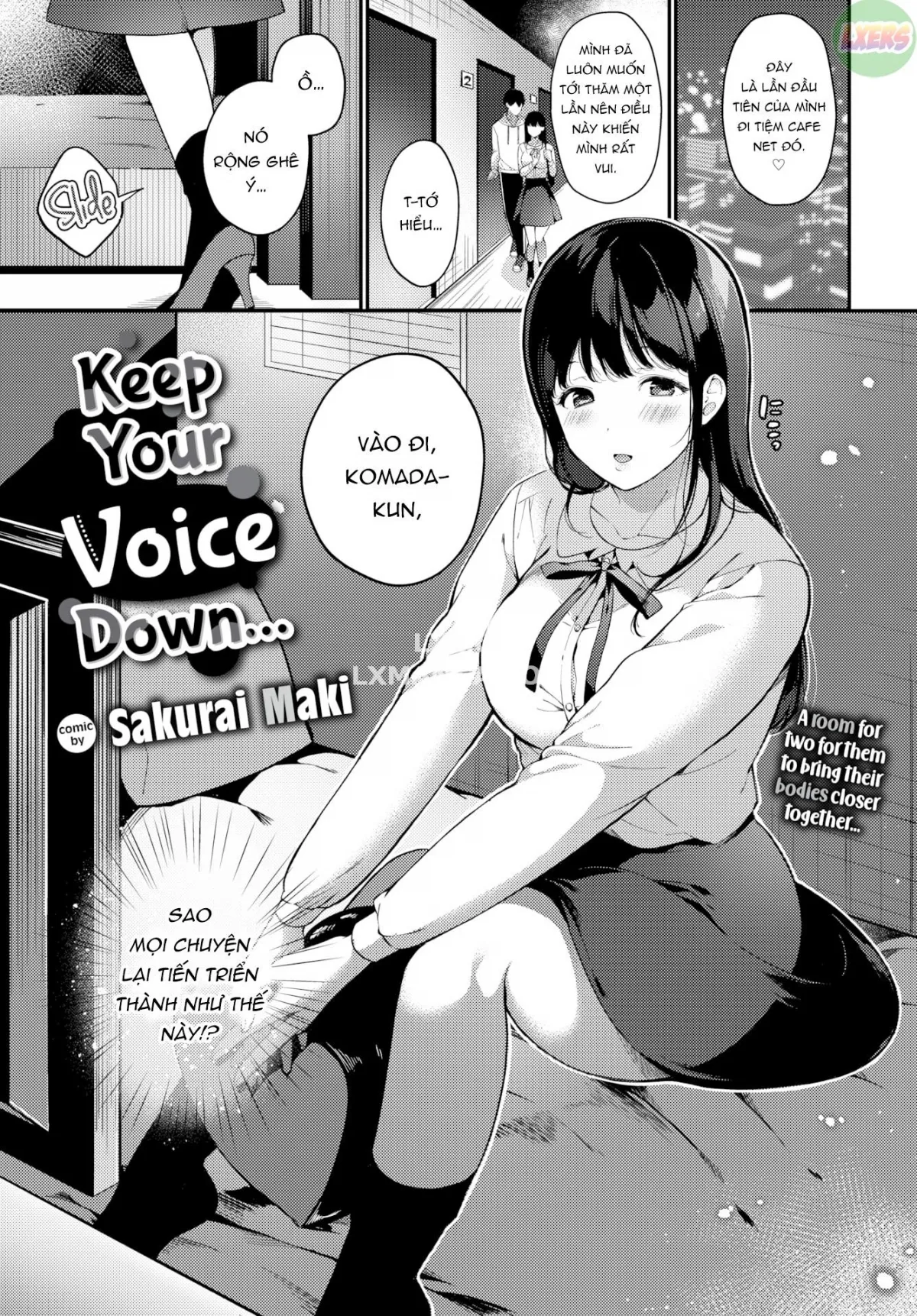 HentaiVN.net - Ảnh 1 - Koe o Hisomete... - Oneshot