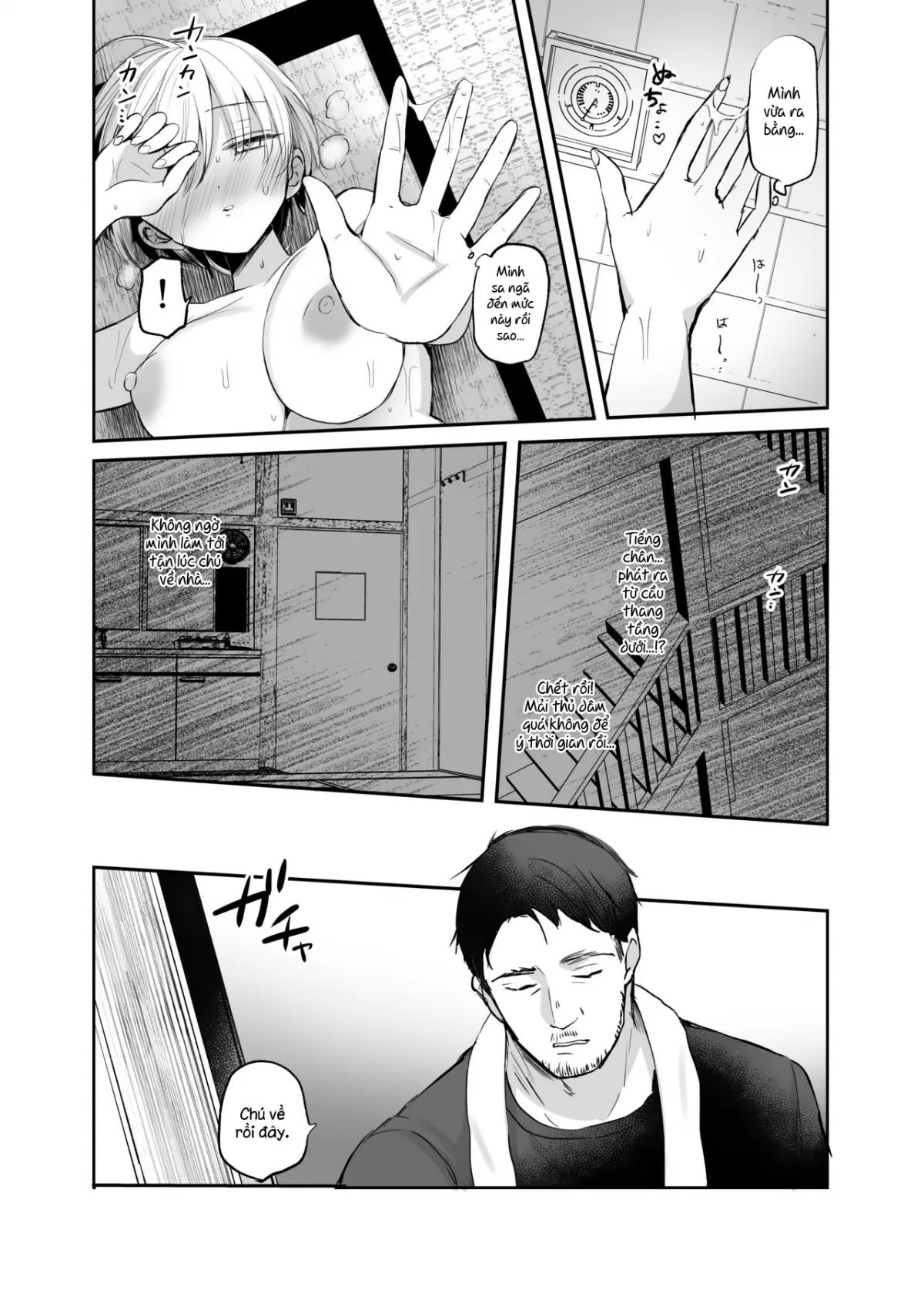 HentaiVN.net - Ảnh 24 - Sau khi trở thành nữ, tôi và chú... [Nyotaika Shita Ore wa, Oji-san ni] - Oneshot