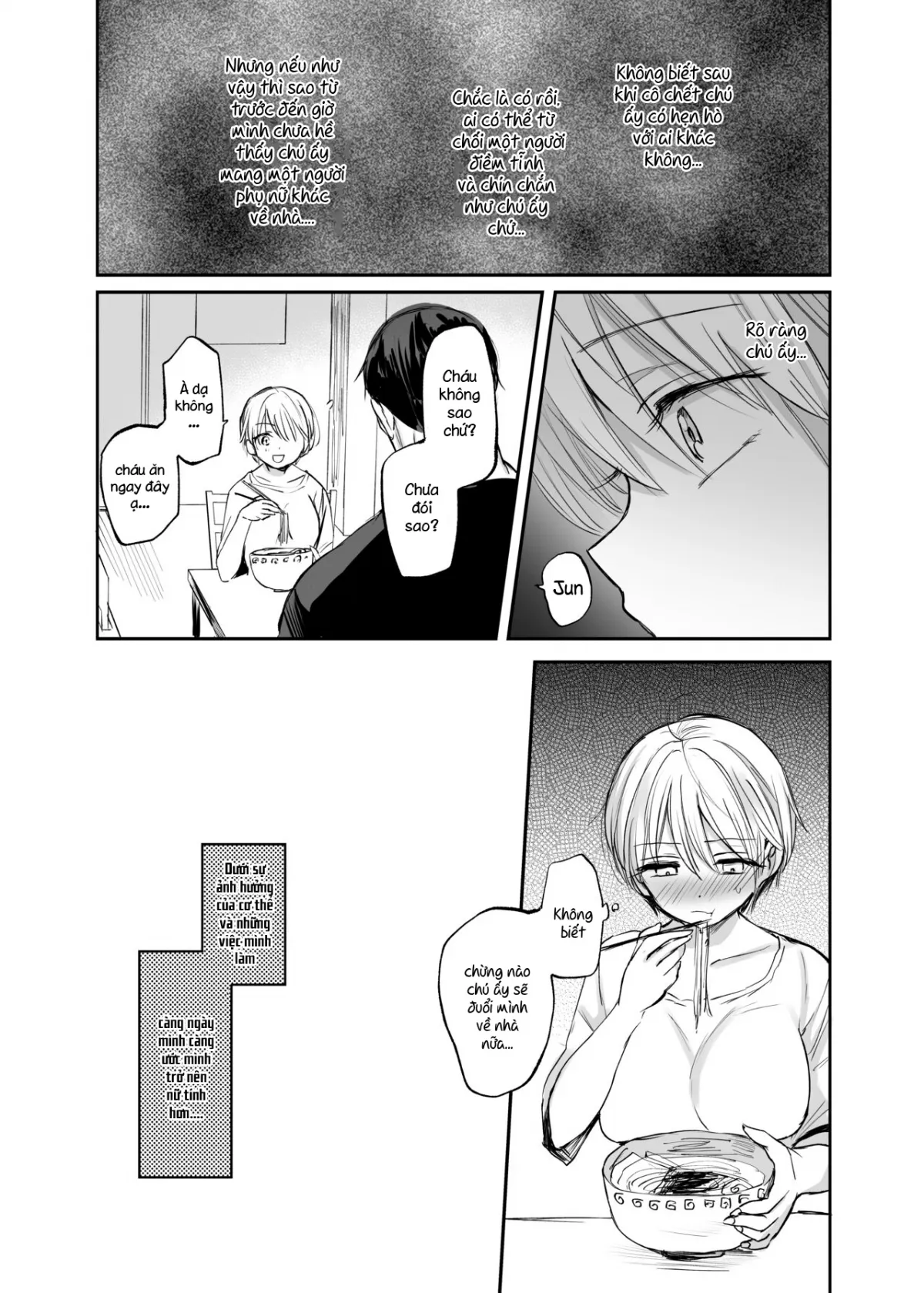 HentaiVN.net - Ảnh 27 - Sau khi trở thành nữ, tôi và chú... [Nyotaika Shita Ore wa, Oji-san ni] - Oneshot