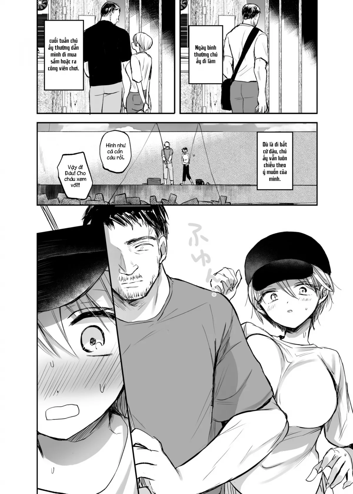 HentaiVN.net - Ảnh 29 - Sau khi trở thành nữ, tôi và chú... [Nyotaika Shita Ore wa, Oji-san ni] - Oneshot