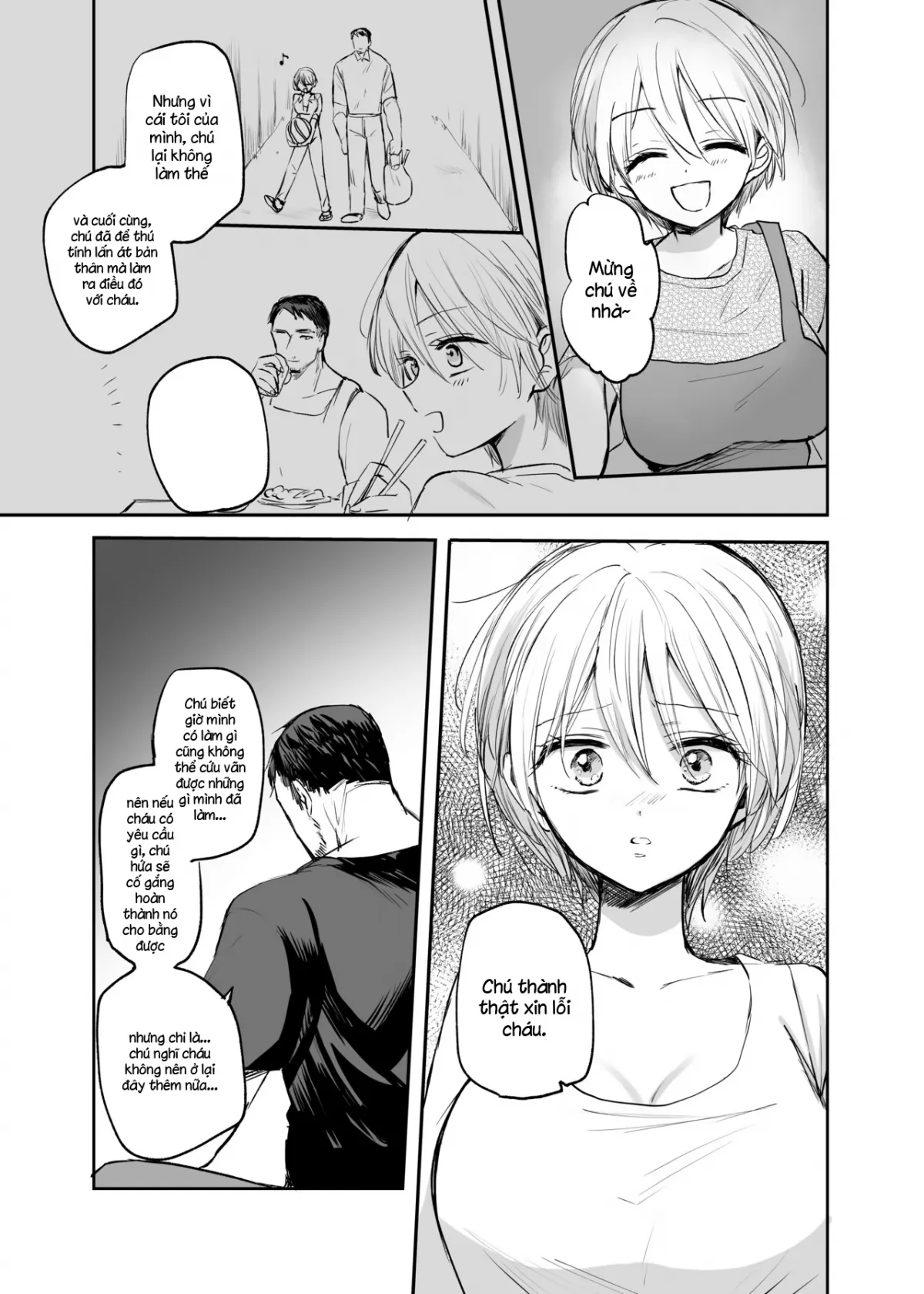 HentaiVN.net - Ảnh 58 - Sau khi trở thành nữ, tôi và chú... [Nyotaika Shita Ore wa, Oji-san ni] - Oneshot