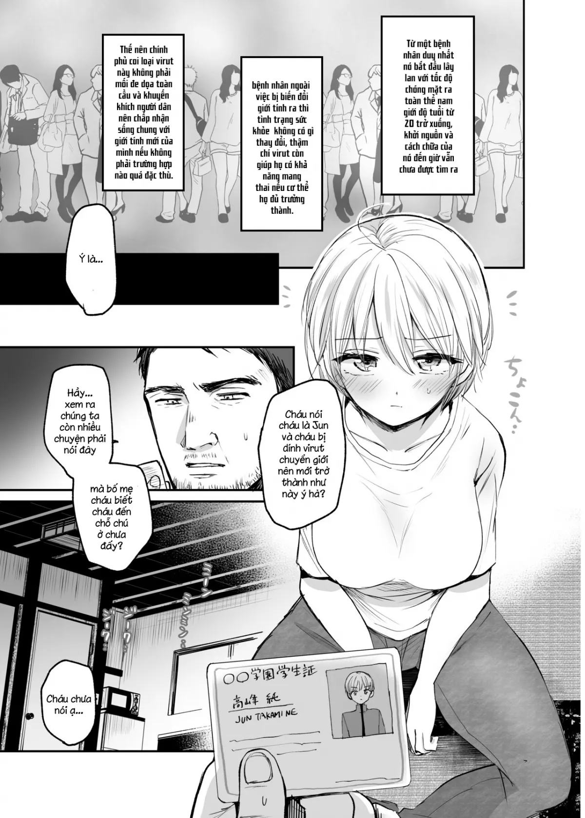 HentaiVN.net - Ảnh 6 - Sau khi trở thành nữ, tôi và chú... [Nyotaika Shita Ore wa, Oji-san ni] - Oneshot