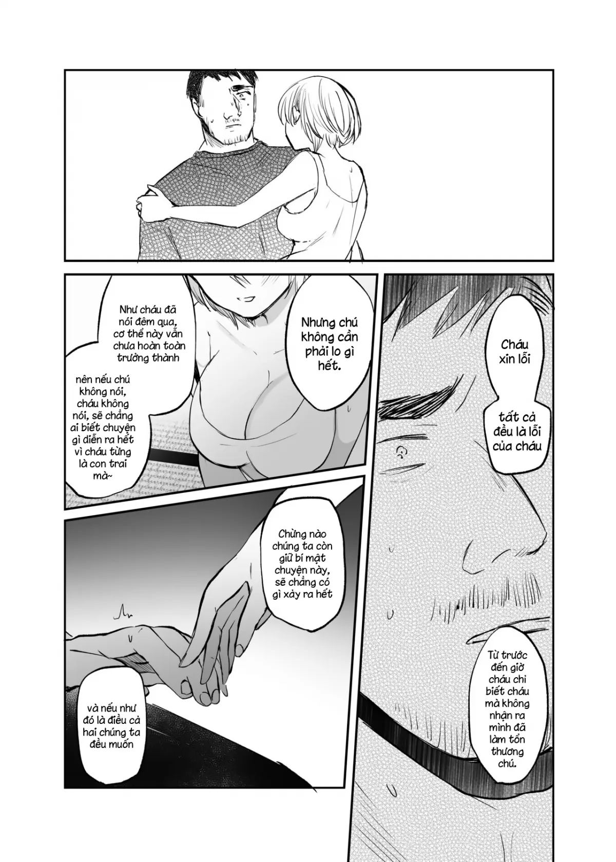 HentaiVN.net - Ảnh 61 - Sau khi trở thành nữ, tôi và chú... [Nyotaika Shita Ore wa, Oji-san ni] - Oneshot