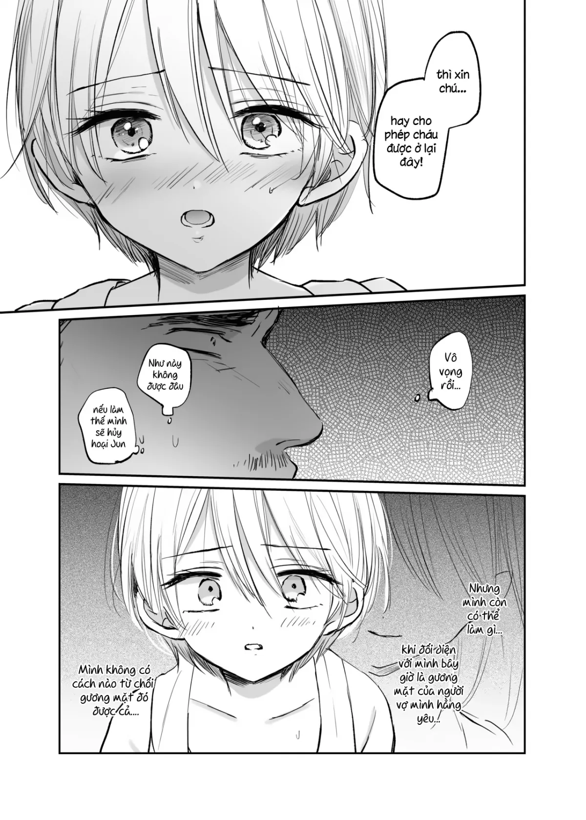 HentaiVN.net - Ảnh 62 - Sau khi trở thành nữ, tôi và chú... [Nyotaika Shita Ore wa, Oji-san ni] - Oneshot