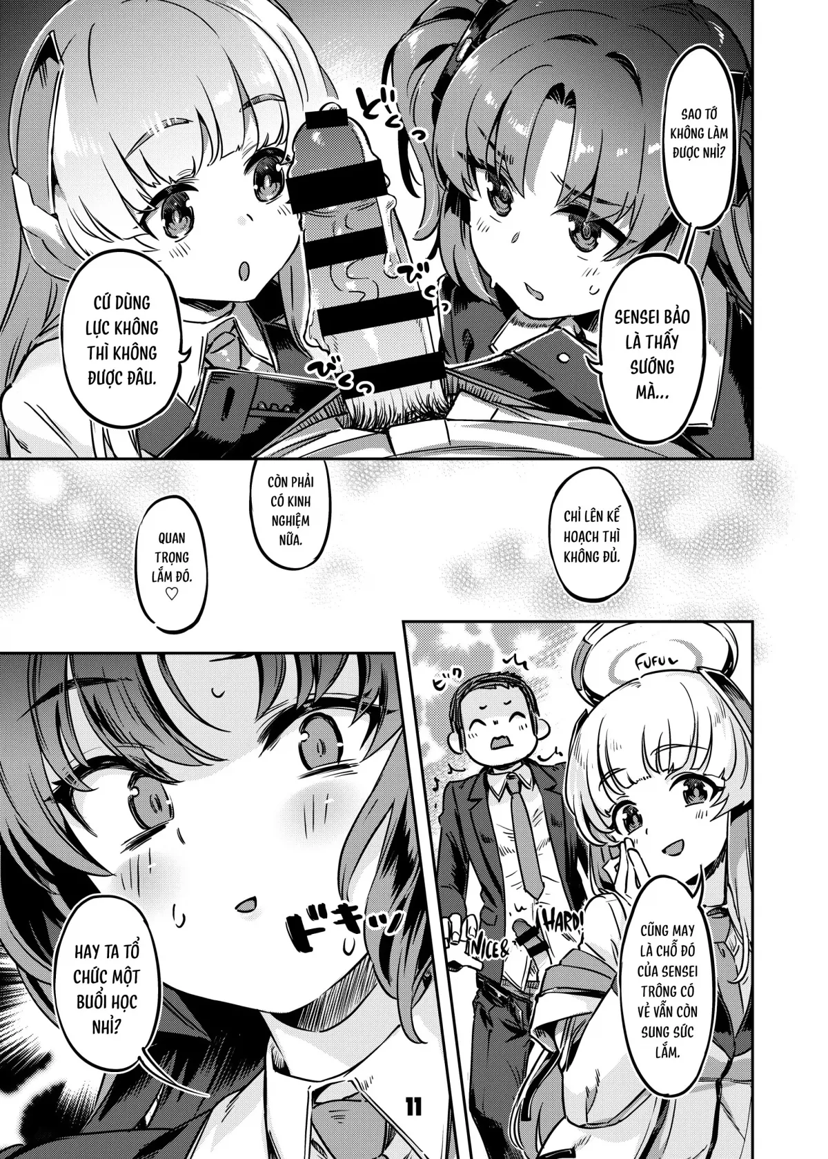 HentaiVN.net - Ảnh 10 - Sensei! Are You Fine With Just The Tip? - Oneshot nứng