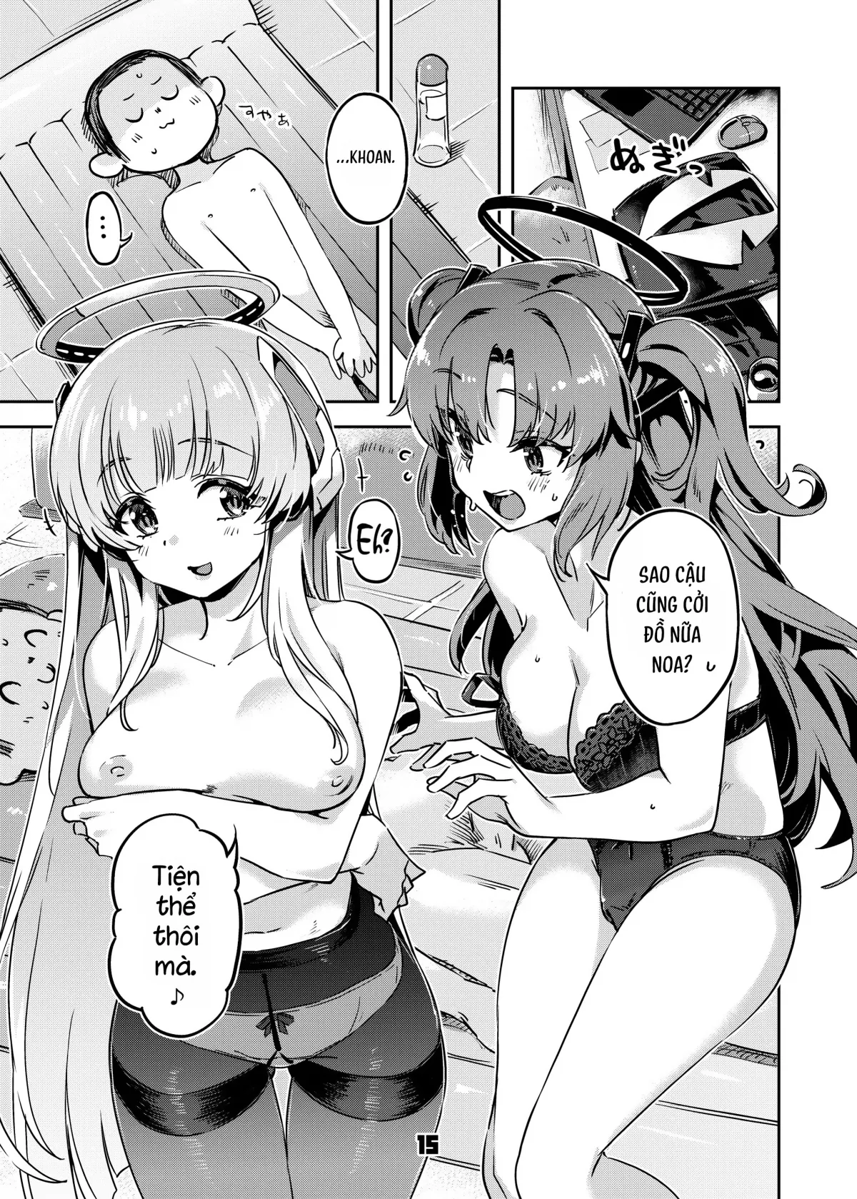 HentaiVN.net - Ảnh 14 - Sensei! Are You Fine With Just The Tip? - Oneshot nứng
