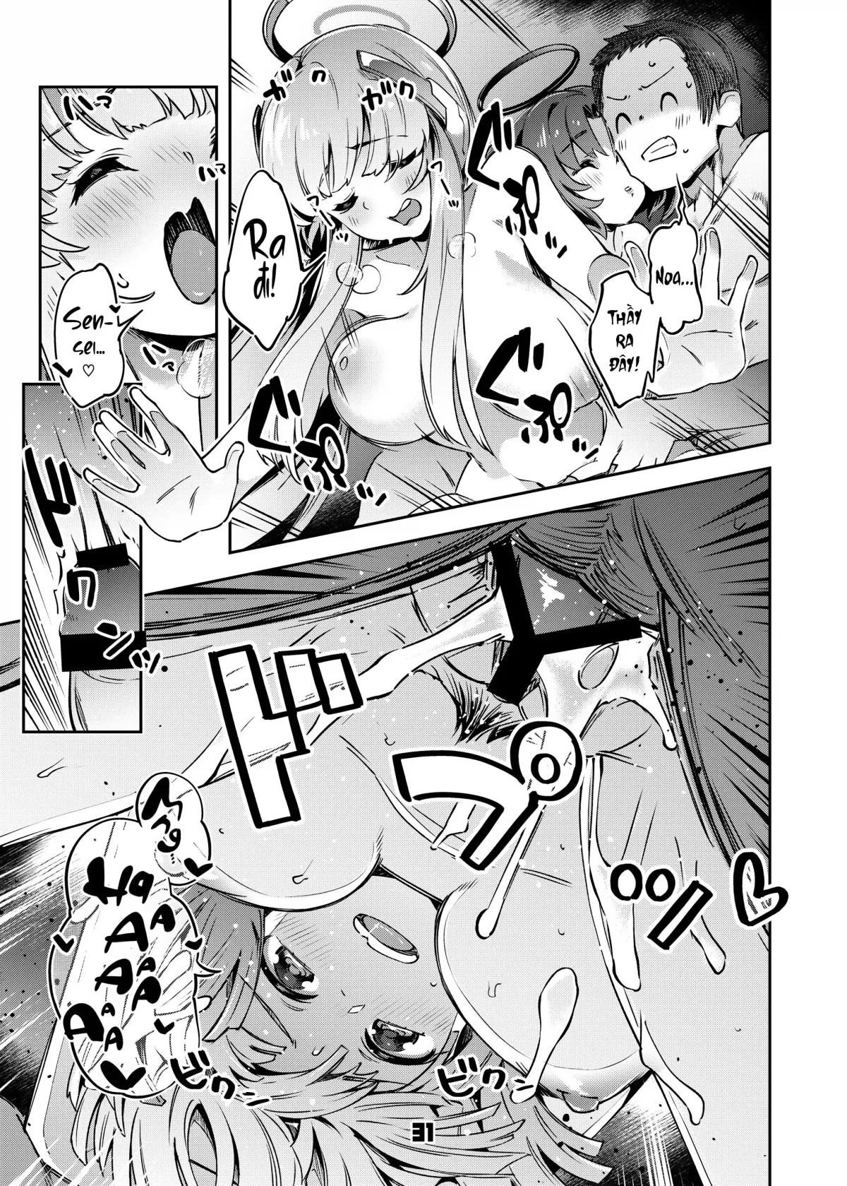 HentaiVN.net - Ảnh 30 - Sensei! Are You Fine With Just The Tip? - Oneshot nứng