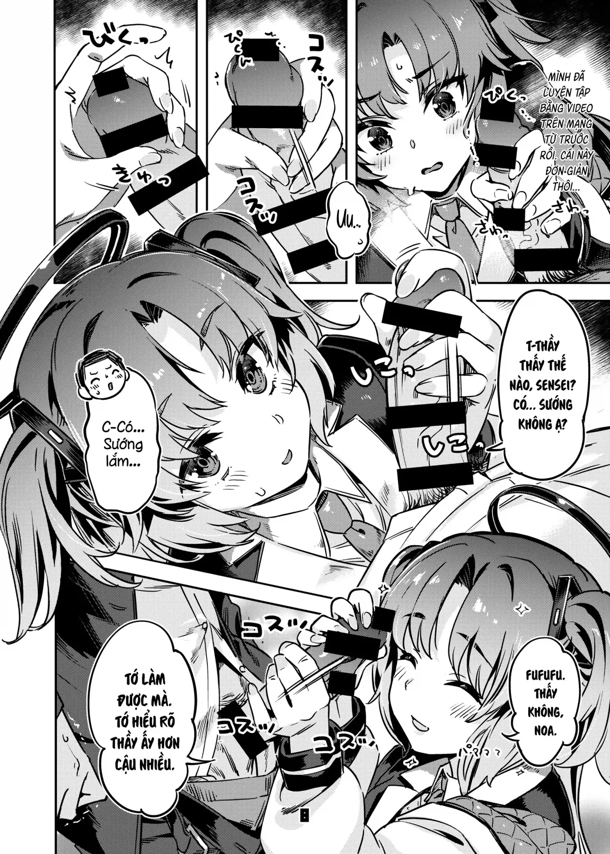 HentaiVN.net - Ảnh 7 - Sensei! Are You Fine With Just The Tip? - Oneshot nứng
