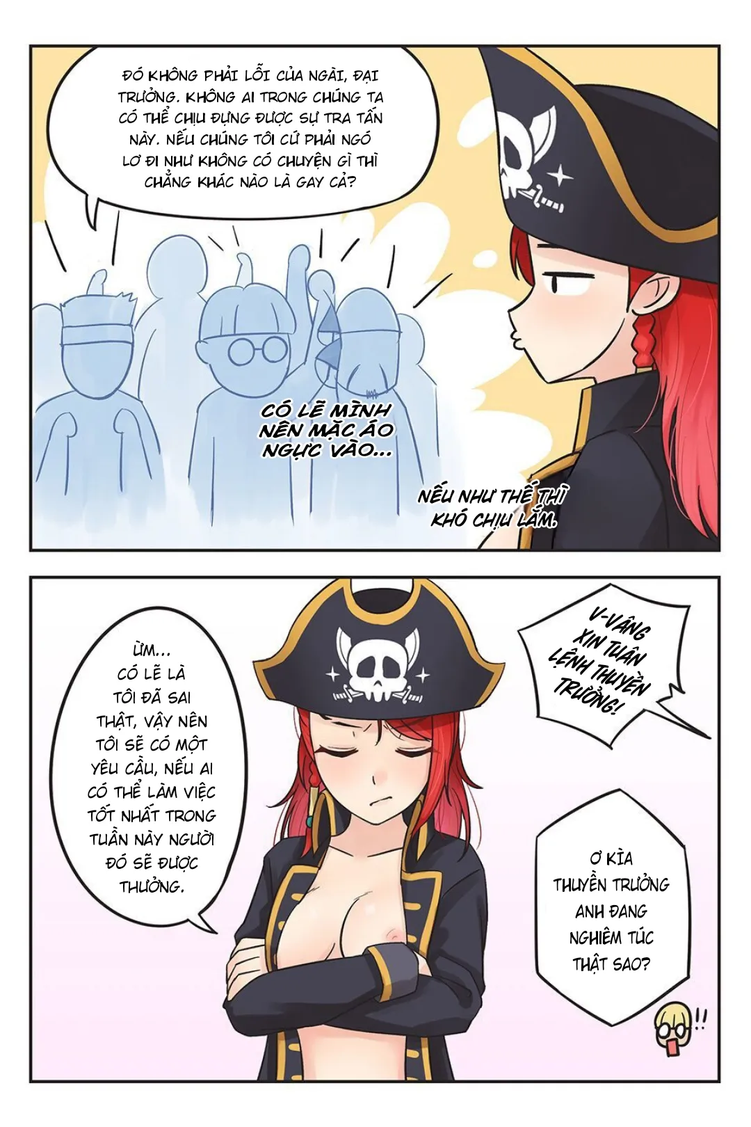 HentaiVN.net - Ảnh 4 - Rowan thuyền trưởng tóc đỏ [Rowan the Red Hair] - Chap 2