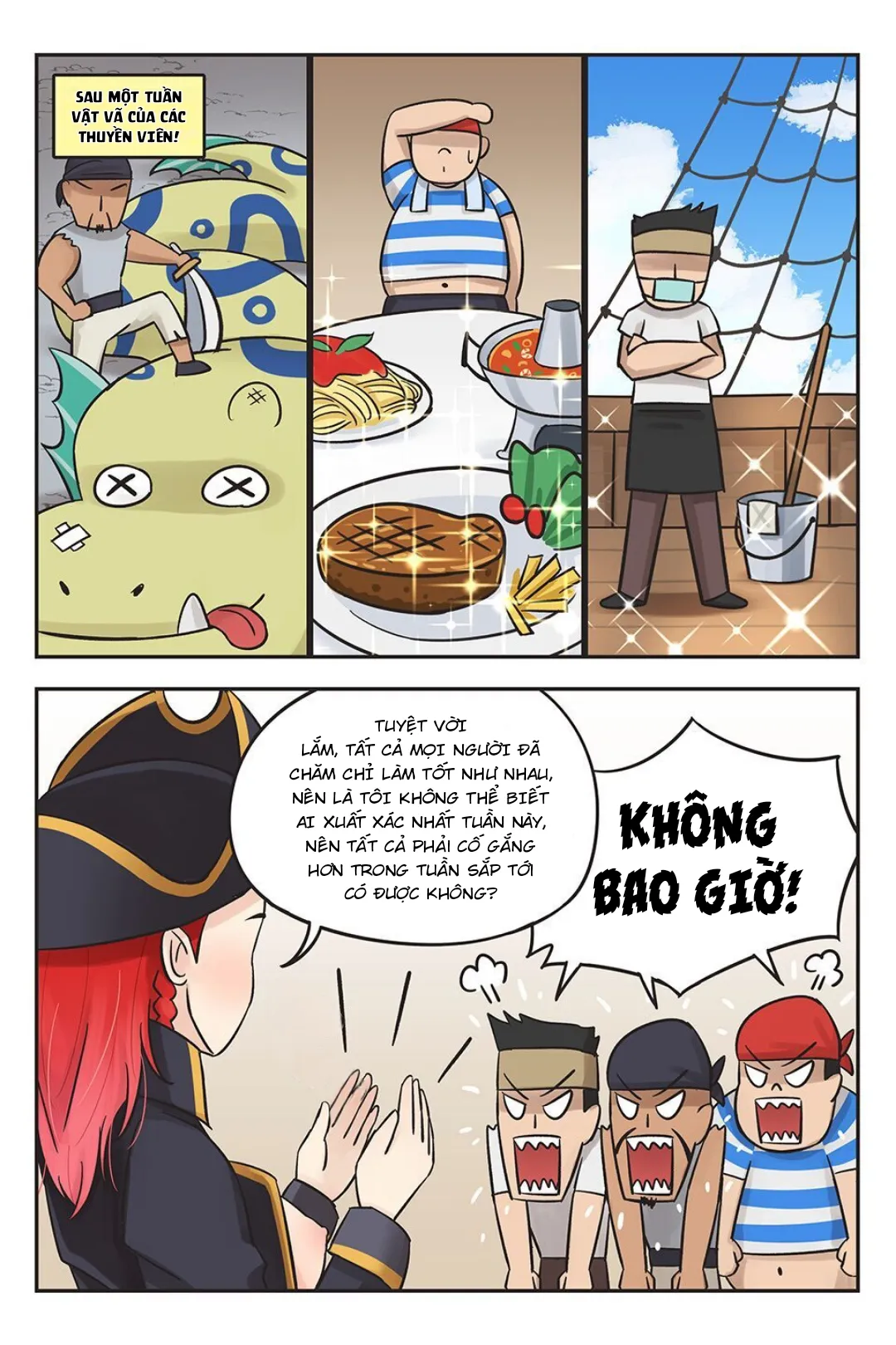 HentaiVN.net - Ảnh 5 - Rowan thuyền trưởng tóc đỏ [Rowan the Red Hair] - Chap 2