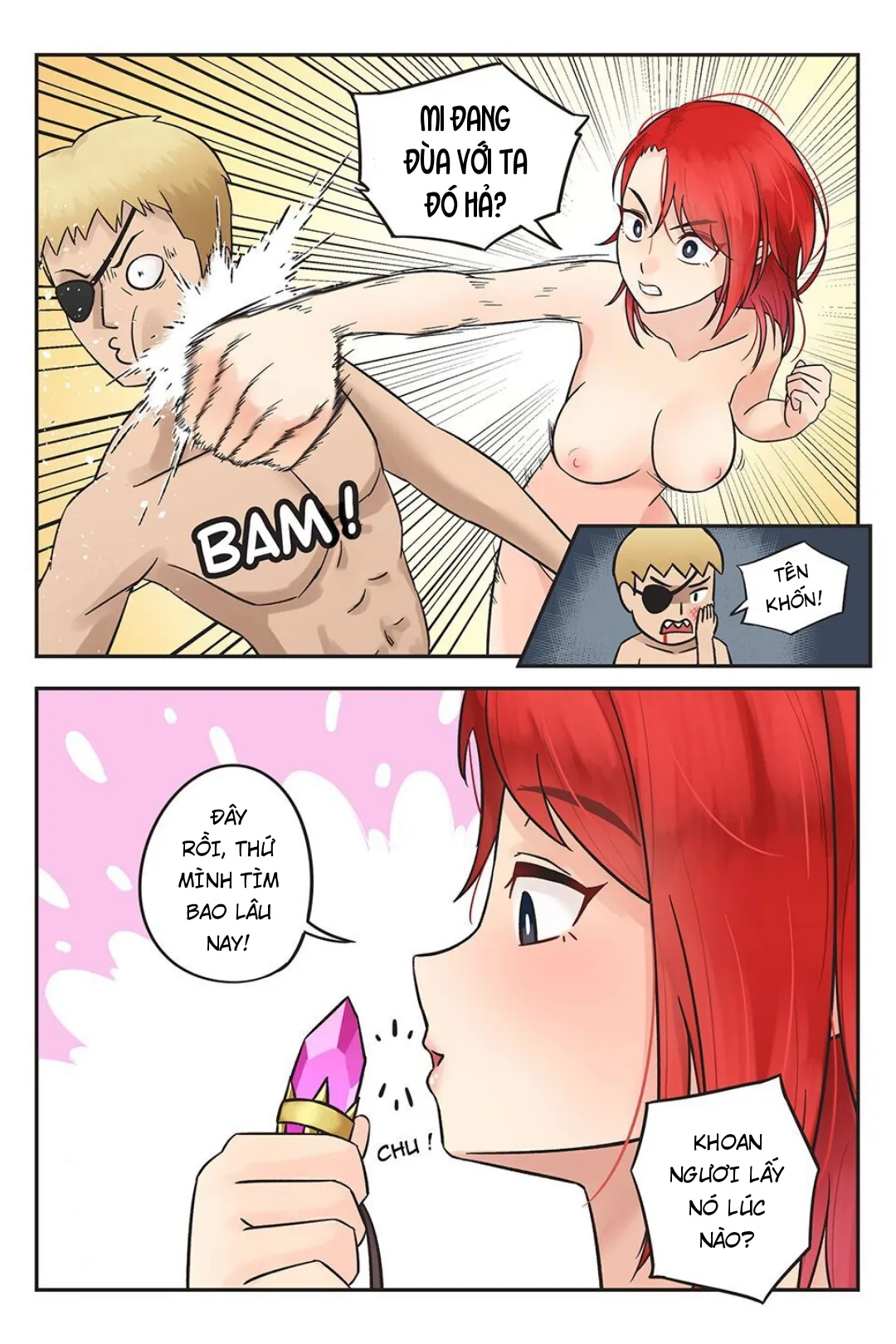 HentaiVN.net - Ảnh 8 - Rowan thuyền trưởng tóc đỏ [Rowan the Red Hair] - Chap 3