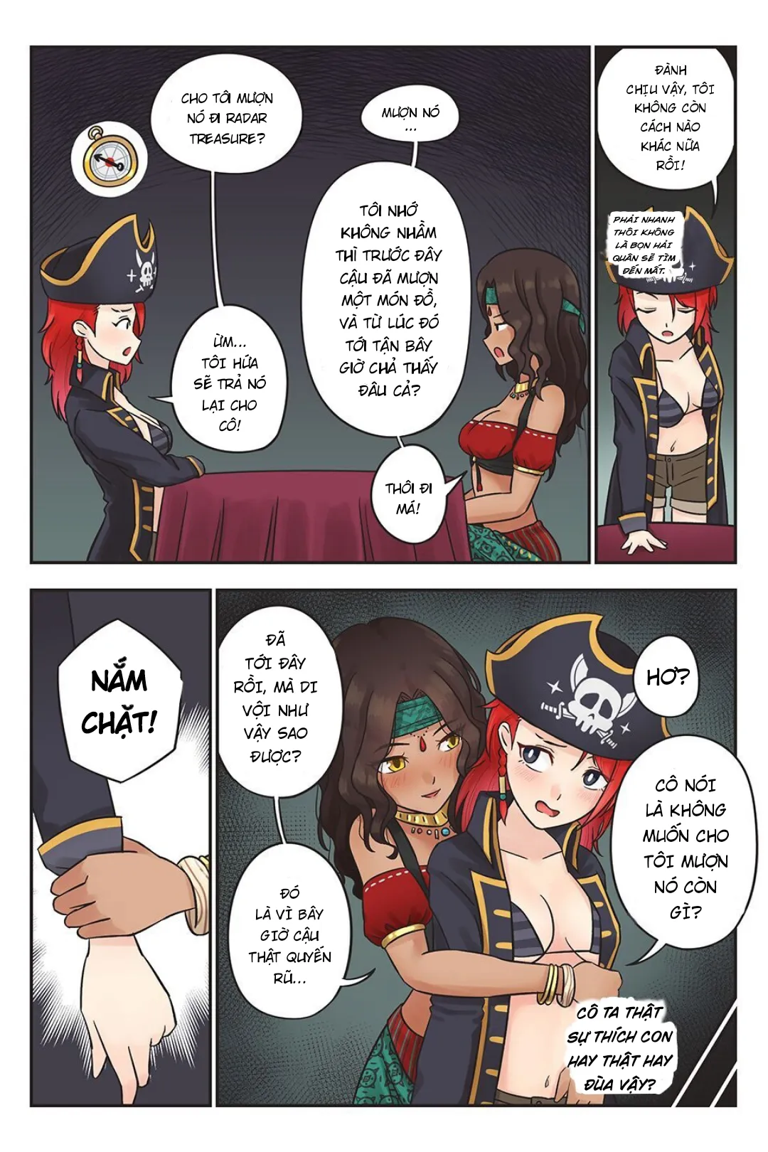HentaiVN.net - Ảnh 3 - Rowan thuyền trưởng tóc đỏ [Rowan the Red Hair] - Chap 4