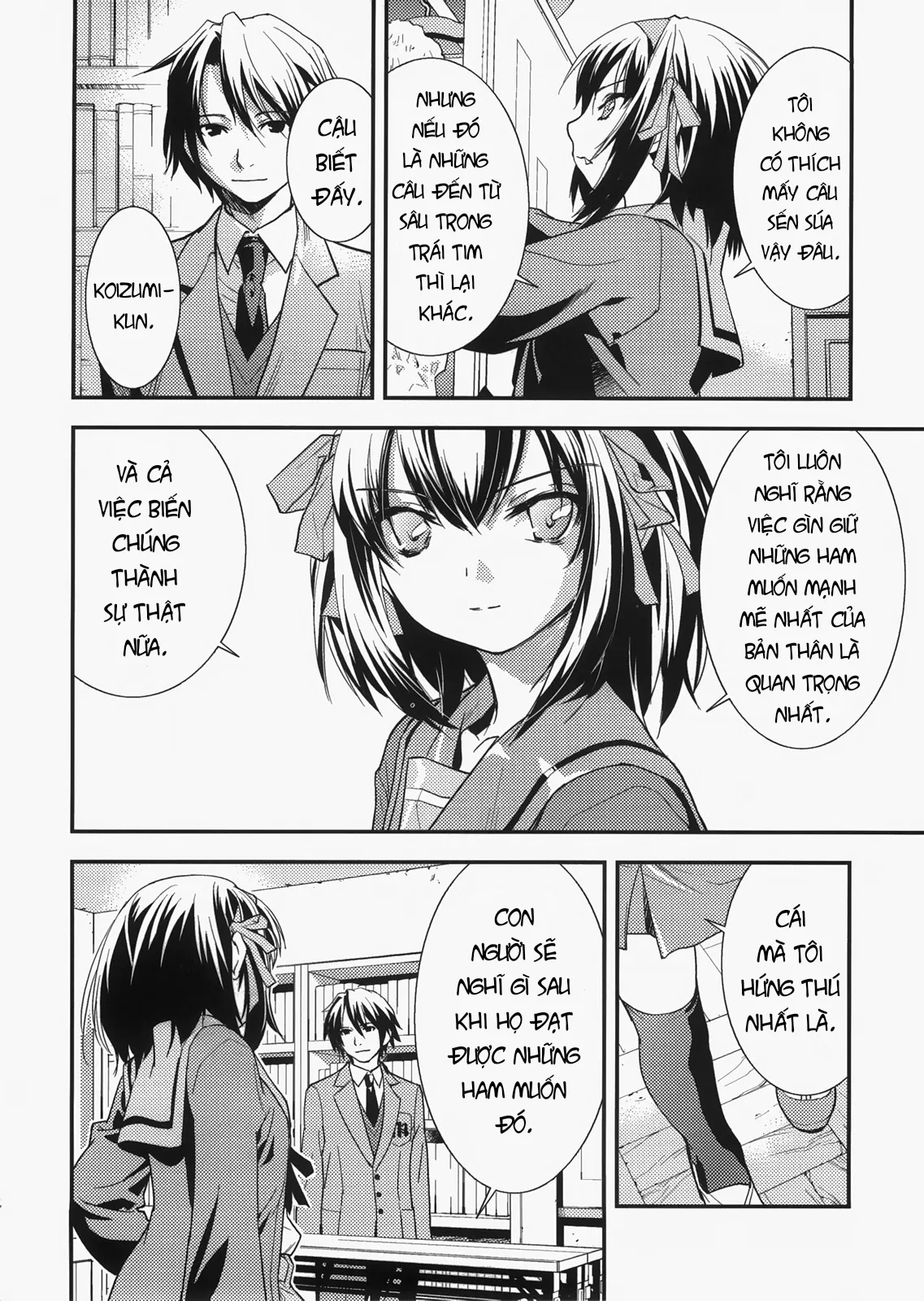 HentaiVN.net - Ảnh 5 - Hạnh phúc của Koizumi Itsuki [Bliss] - Oneshot