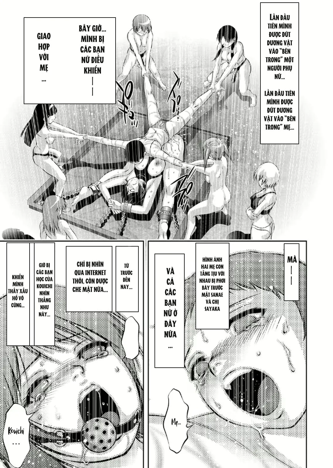 HentaiVN.net - Ảnh 33 - Haha to Ko no Kanbi na Choukyou Kouza 2 - Chap 7 + 8: End.