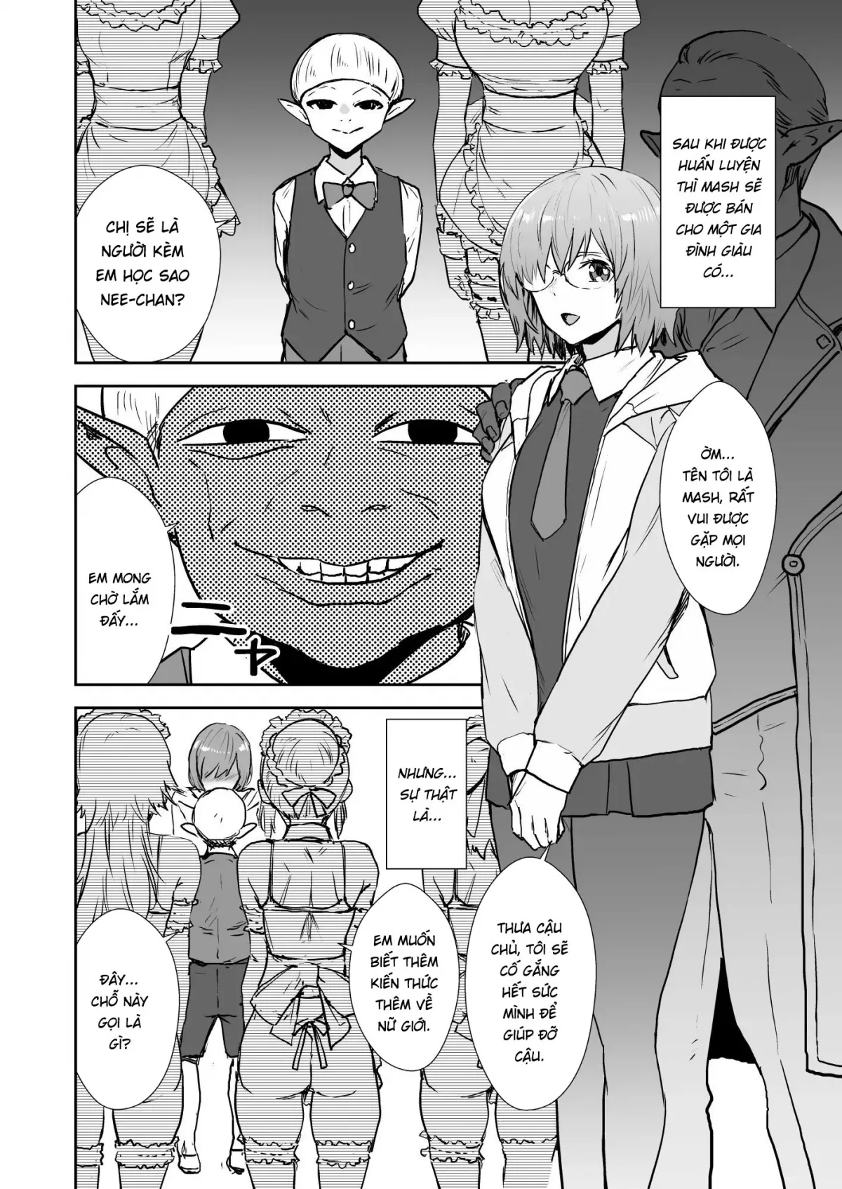 HentaiVN.net - Ảnh 11 - Mash bị bắt vào trang trại con người! - Oneshot nứng