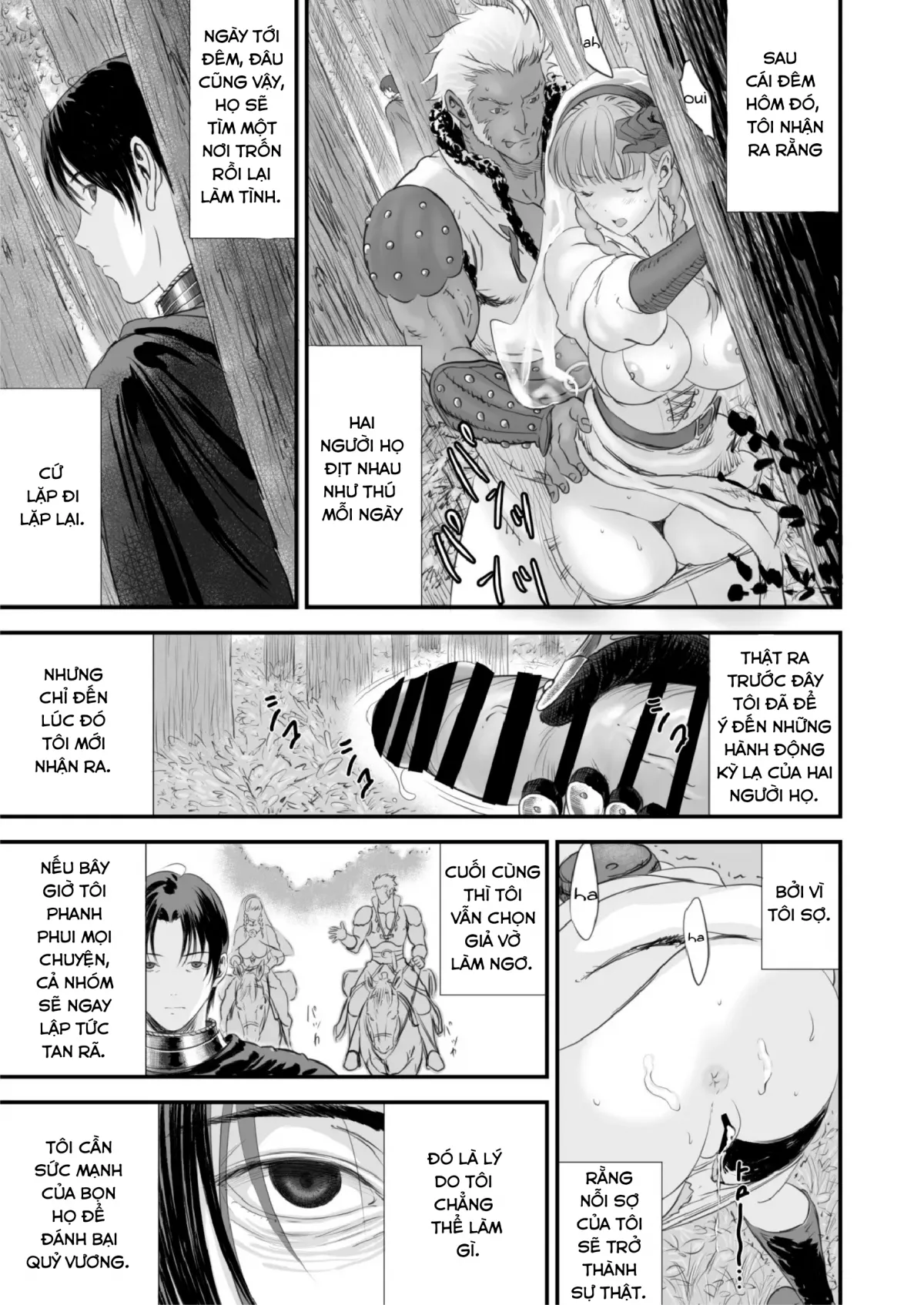 HentaiVN.net - Ảnh 26 - Netorare Yuusha No Yukusue [THE END OF THE LINE FOR THE CUCKOLD HERO] - Chap 1