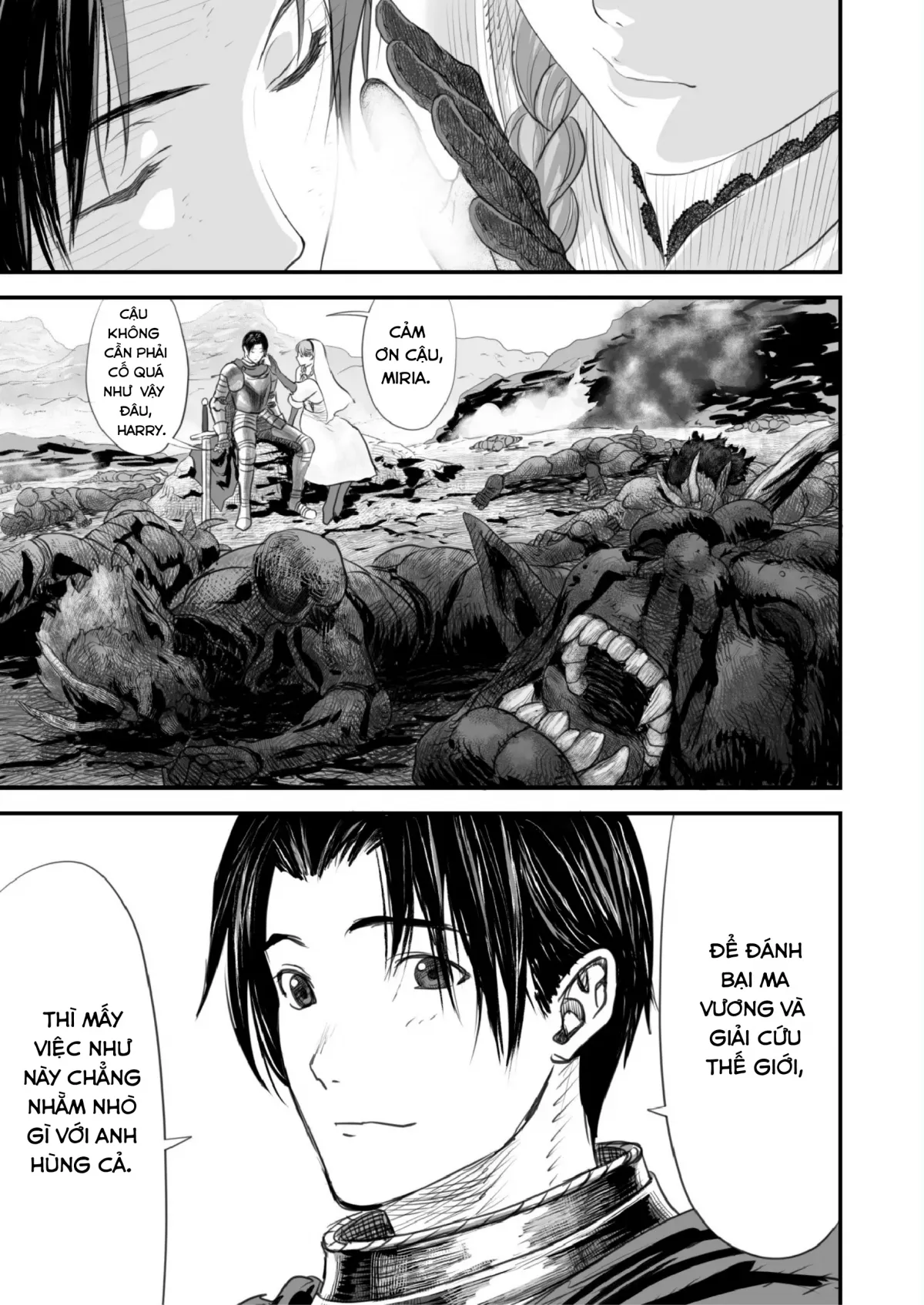 HentaiVN.net - Ảnh 4 - Netorare Yuusha No Yukusue [THE END OF THE LINE FOR THE CUCKOLD HERO] - Chap 1