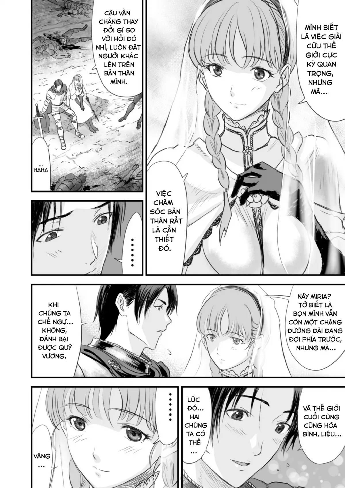 HentaiVN.net - Ảnh 5 - Netorare Yuusha No Yukusue [THE END OF THE LINE FOR THE CUCKOLD HERO] - Chap 1