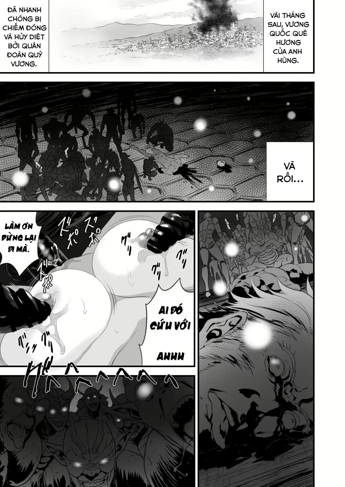 HentaiVN.net - Ảnh 31 - Netorare Yuusha No Yukusue [THE END OF THE LINE FOR THE CUCKOLD HERO] - Chap 2 [end]