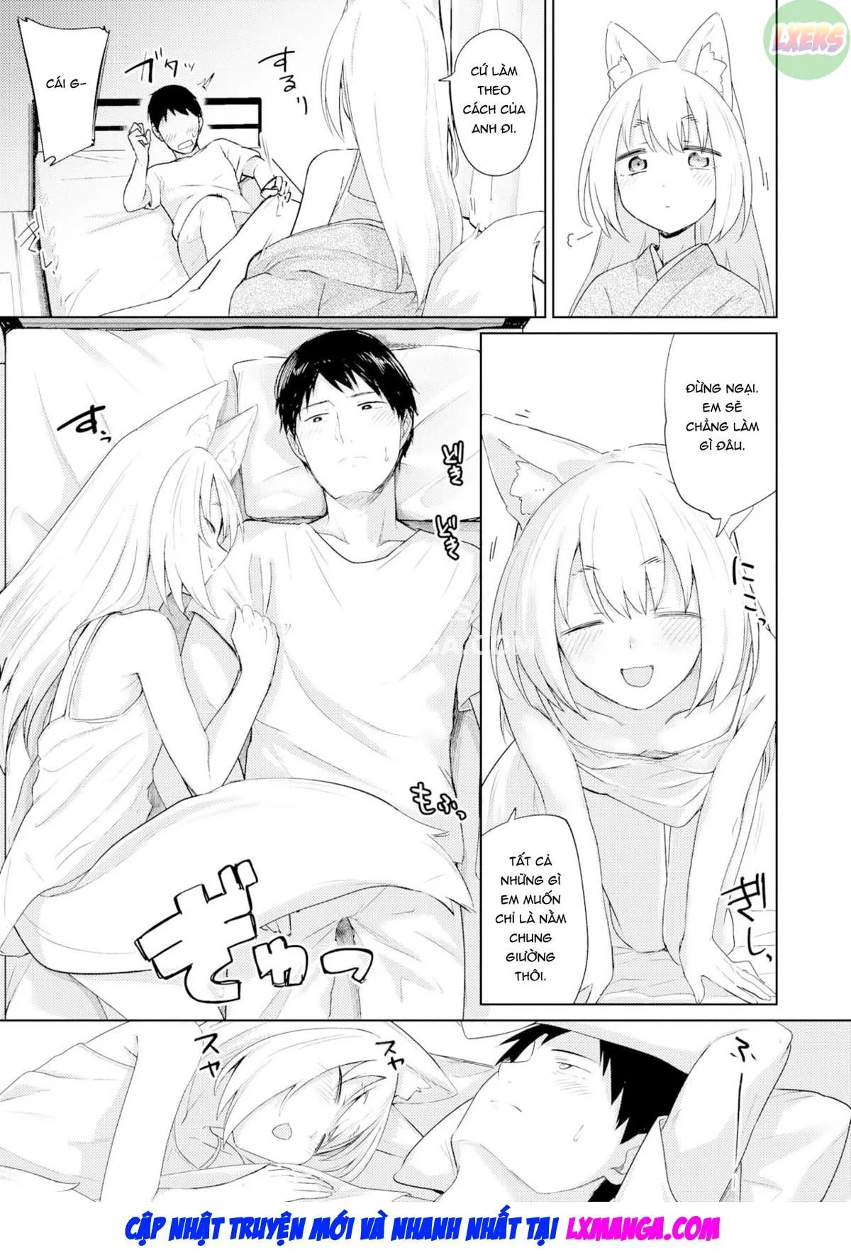 HentaiVN.net - Ảnh 12 - Giving Back Loving Fox [Oshikake Kitsune no Ongaeshi; A Fussy Fox's Repayment] - Oneshot