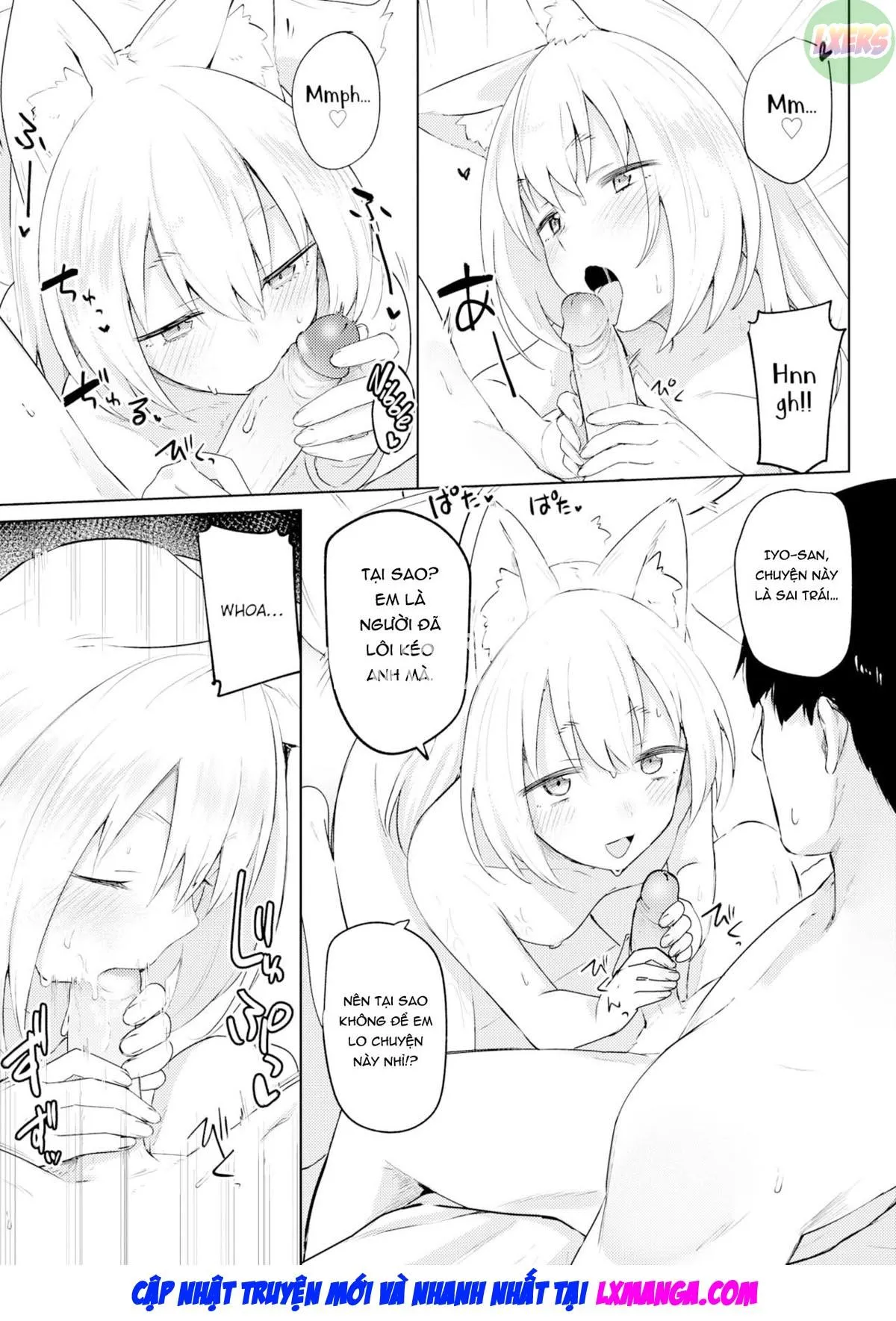 HentaiVN.net - Ảnh 16 - Giving Back Loving Fox [Oshikake Kitsune no Ongaeshi; A Fussy Fox's Repayment] - Oneshot