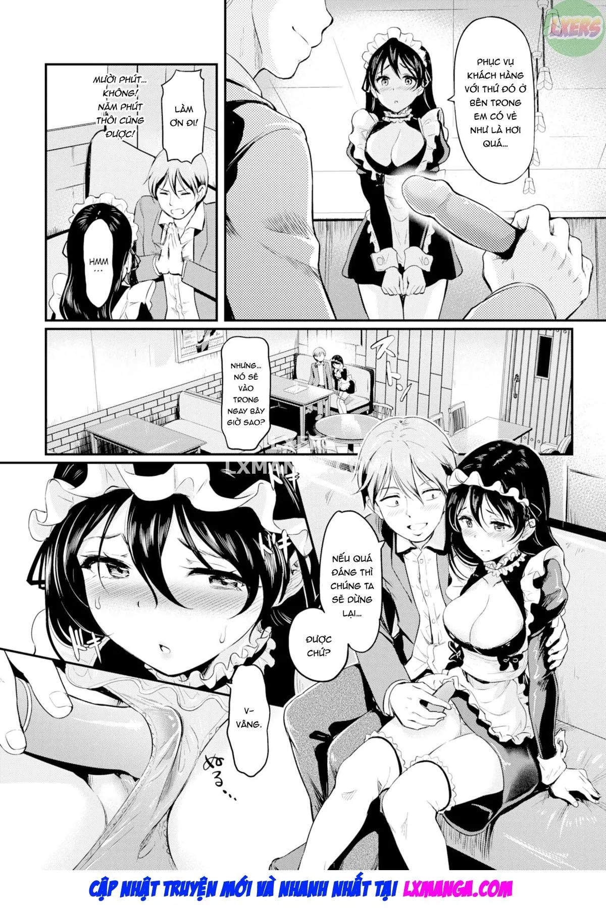 HentaiVN.net - Ảnh 7 - Cô hầu gái nhút nhát - Oneshot