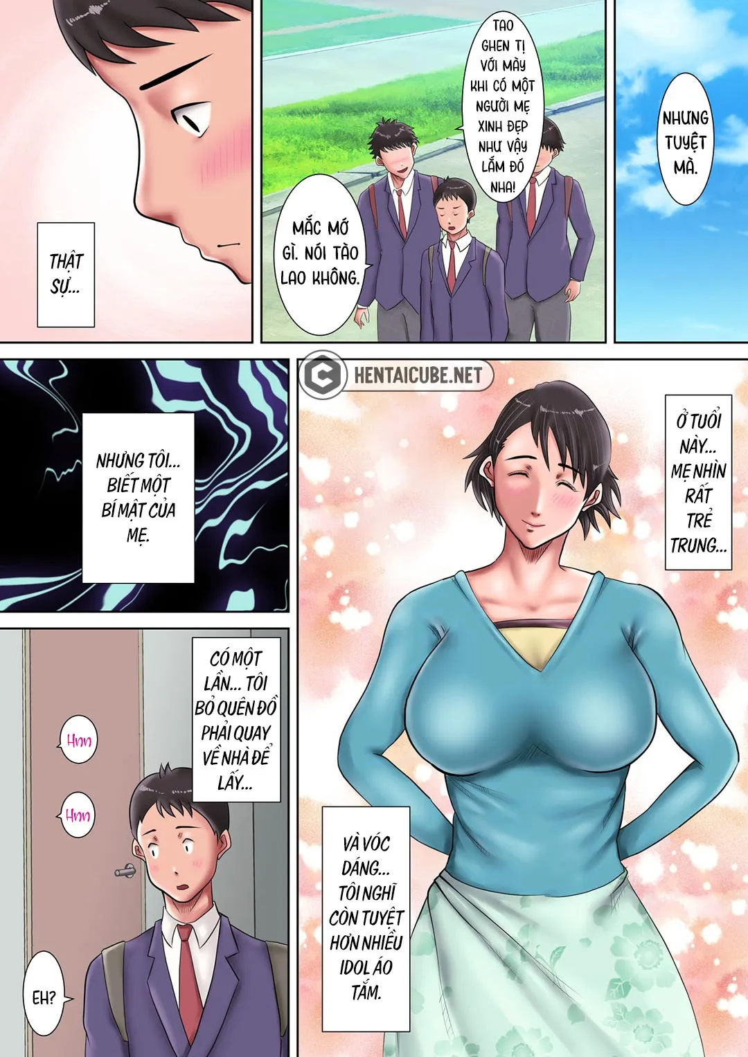 HentaiVN.net - Ảnh 4 - Mother Confessed To Me! [Kaa-San Ni Kokurareta!] - Chap 1