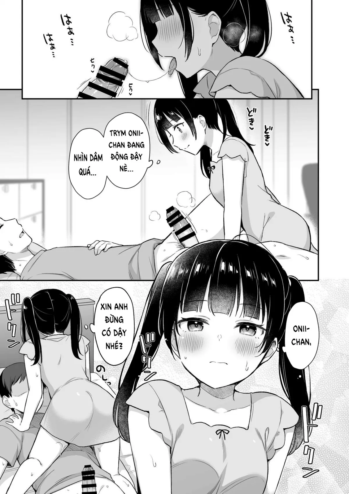 HentaiVN.net - Ảnh 10 - Neteru Onii-chan no Are o Kariru Hanashi - Oneshot