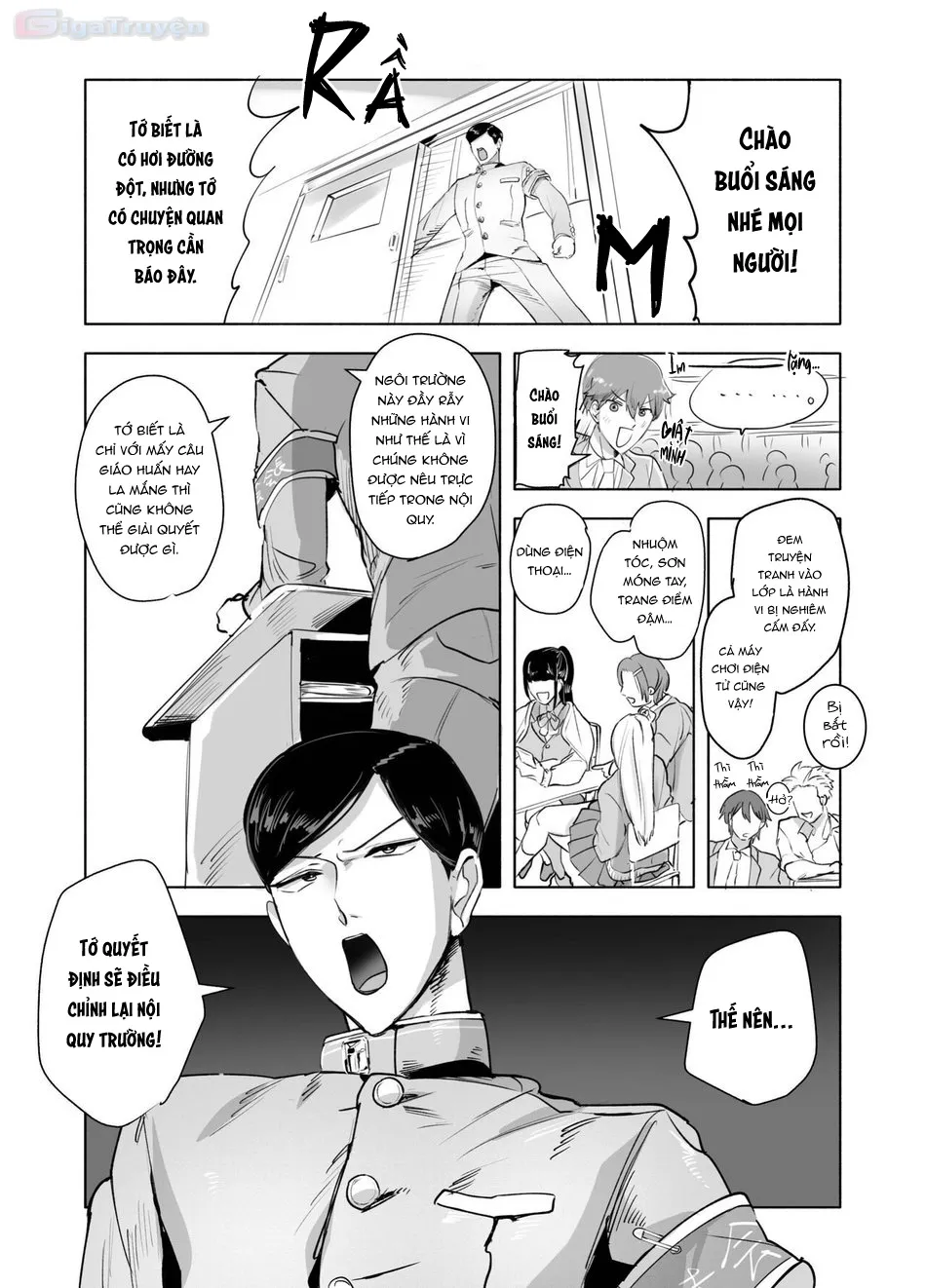 HentaiVN.net - Ảnh 3 - Cosplay y tá nóng bỏng cùng giáo viên biến thái trong phòng Hội Học sinh - Chap 1