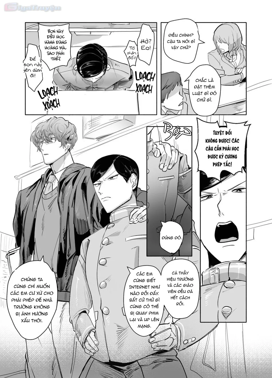 HentaiVN.net - Ảnh 4 - Cosplay y tá nóng bỏng cùng giáo viên biến thái trong phòng Hội Học sinh - Chap 1