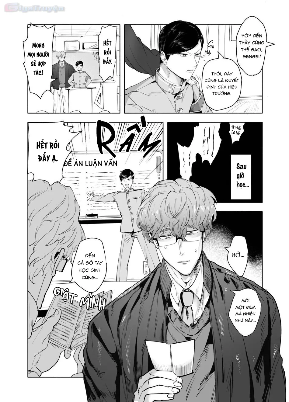 HentaiVN.net - Ảnh 5 - Cosplay y tá nóng bỏng cùng giáo viên biến thái trong phòng Hội Học sinh - Chap 1