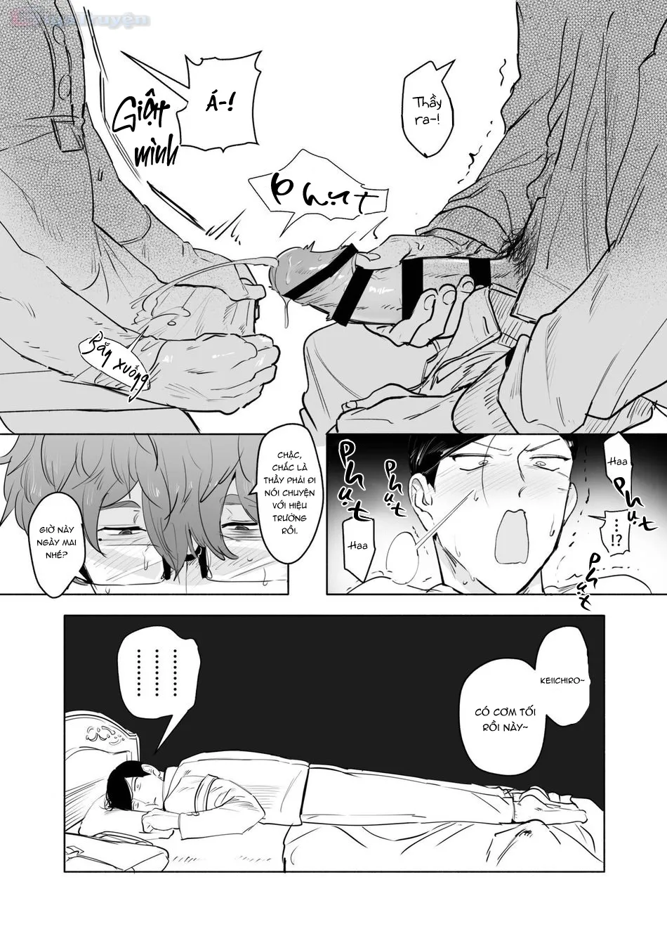 HentaiVN.net - Ảnh 9 - Cosplay y tá nóng bỏng cùng giáo viên biến thái trong phòng Hội Học sinh - Chap 1
