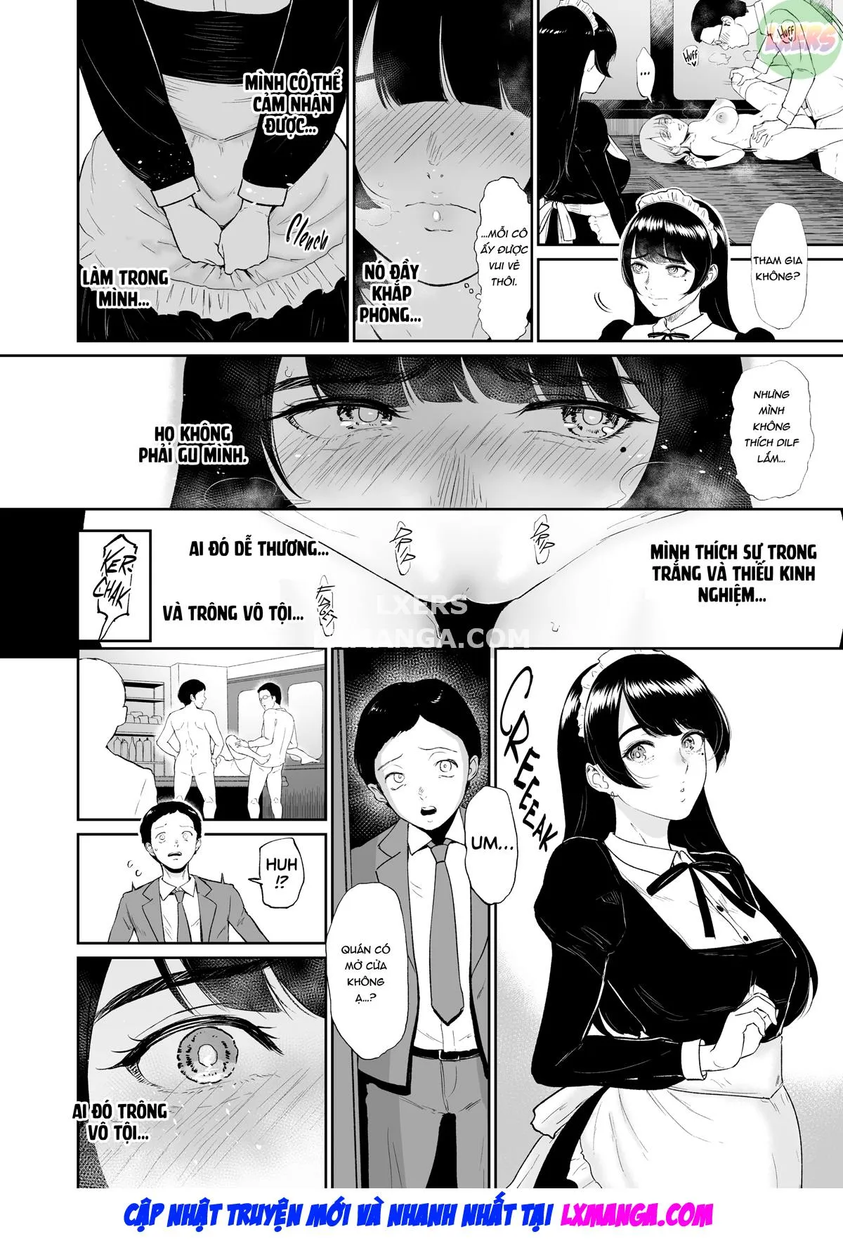 HentaiVN.net - Ảnh 16 - Kosupure Meido No Shinyaeigyou -Toarumeido Kon Cafe No Midarana Uraeigyou - Oneshot