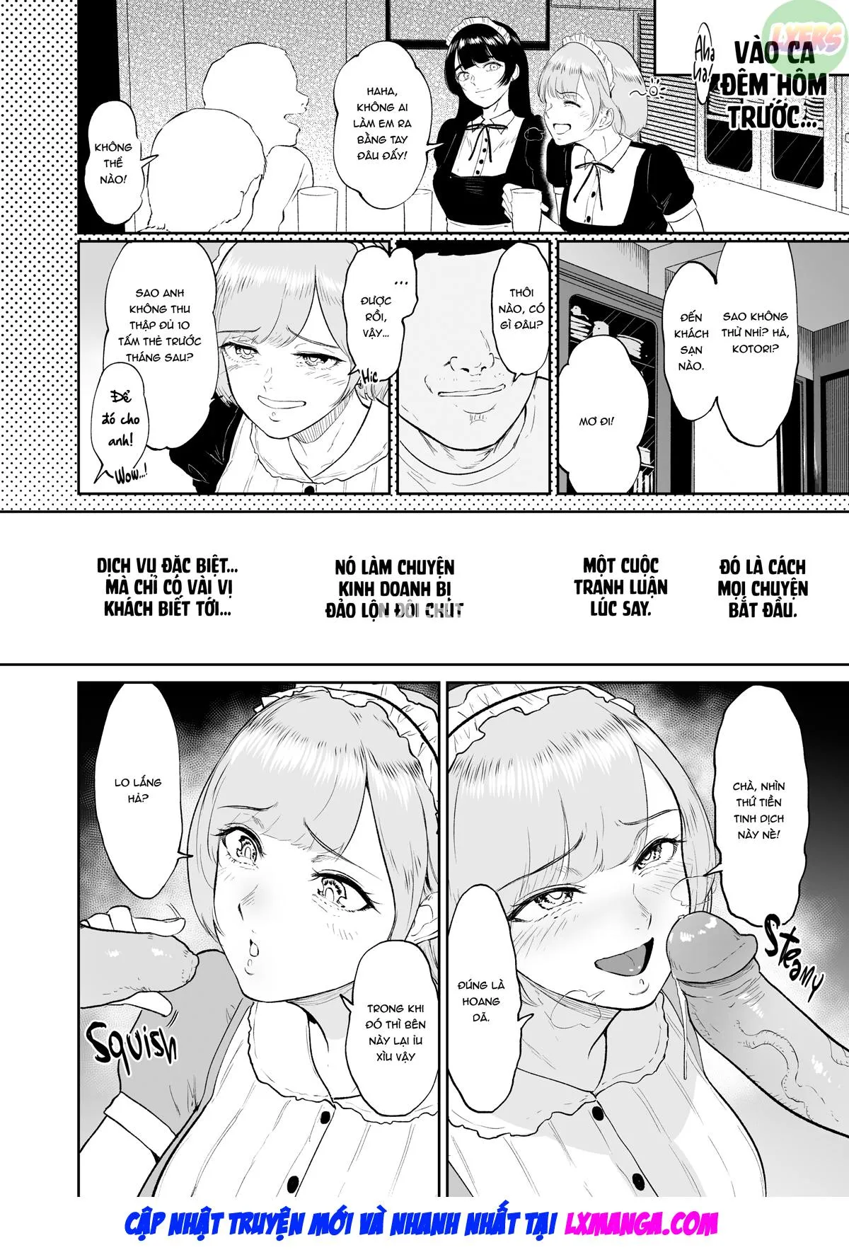 HentaiVN.net - Ảnh 8 - Kosupure Meido No Shinyaeigyou -Toarumeido Kon Cafe No Midarana Uraeigyou - Oneshot
