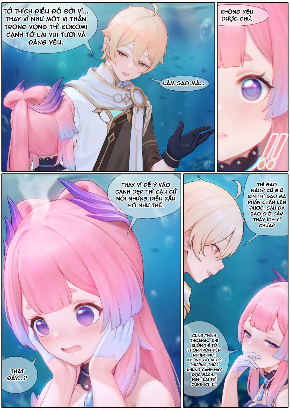 HentaiVN.net - Ảnh 10 - Kokomi bối rối [Flustered Kokomi] - Nửa đầu
