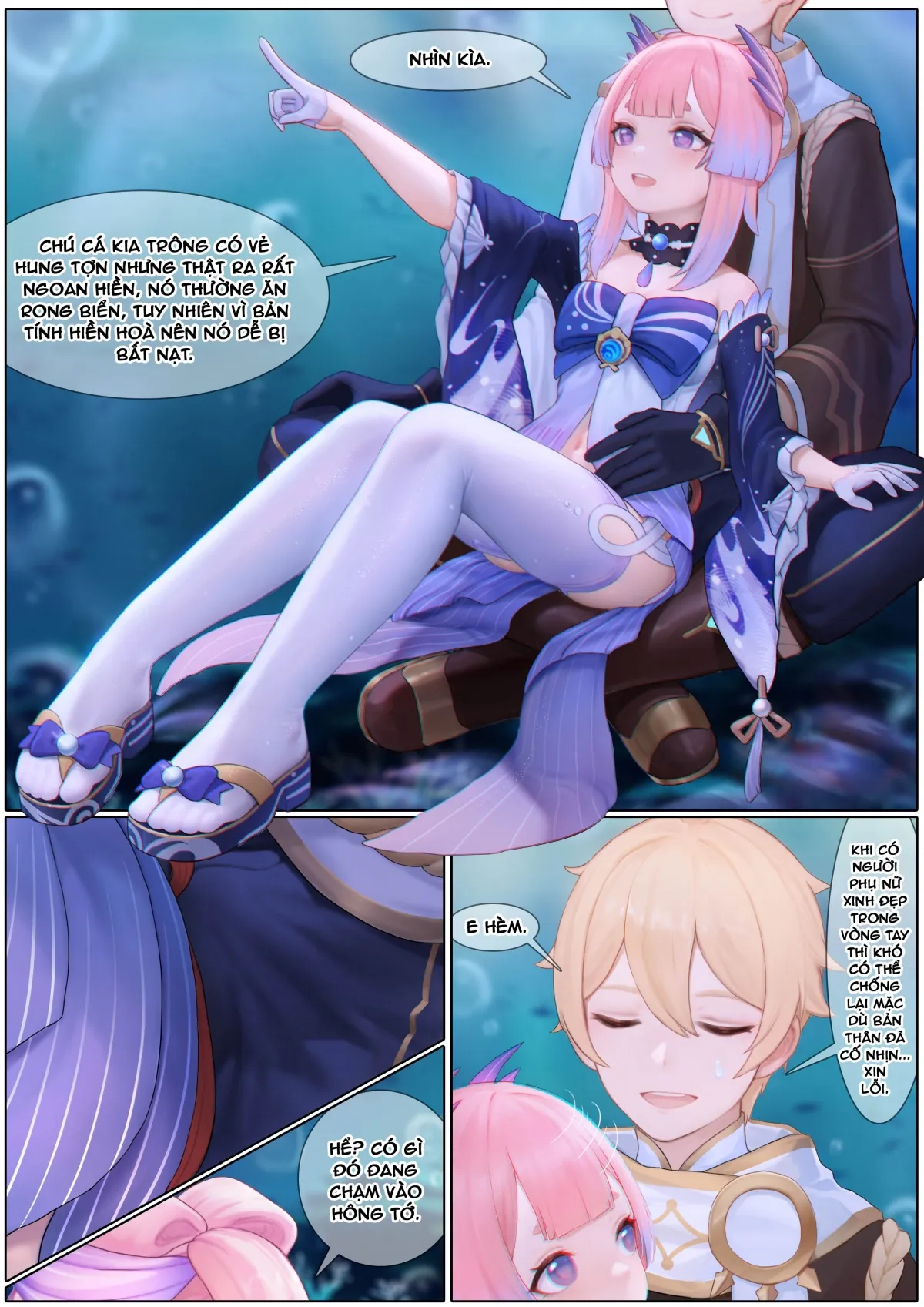 HentaiVN.net - Ảnh 14 - Kokomi bối rối [Flustered Kokomi] - Nửa đầu