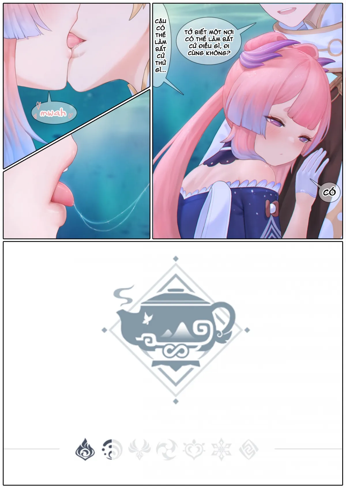 HentaiVN.net - Ảnh 16 - Kokomi bối rối [Flustered Kokomi] - Nửa đầu