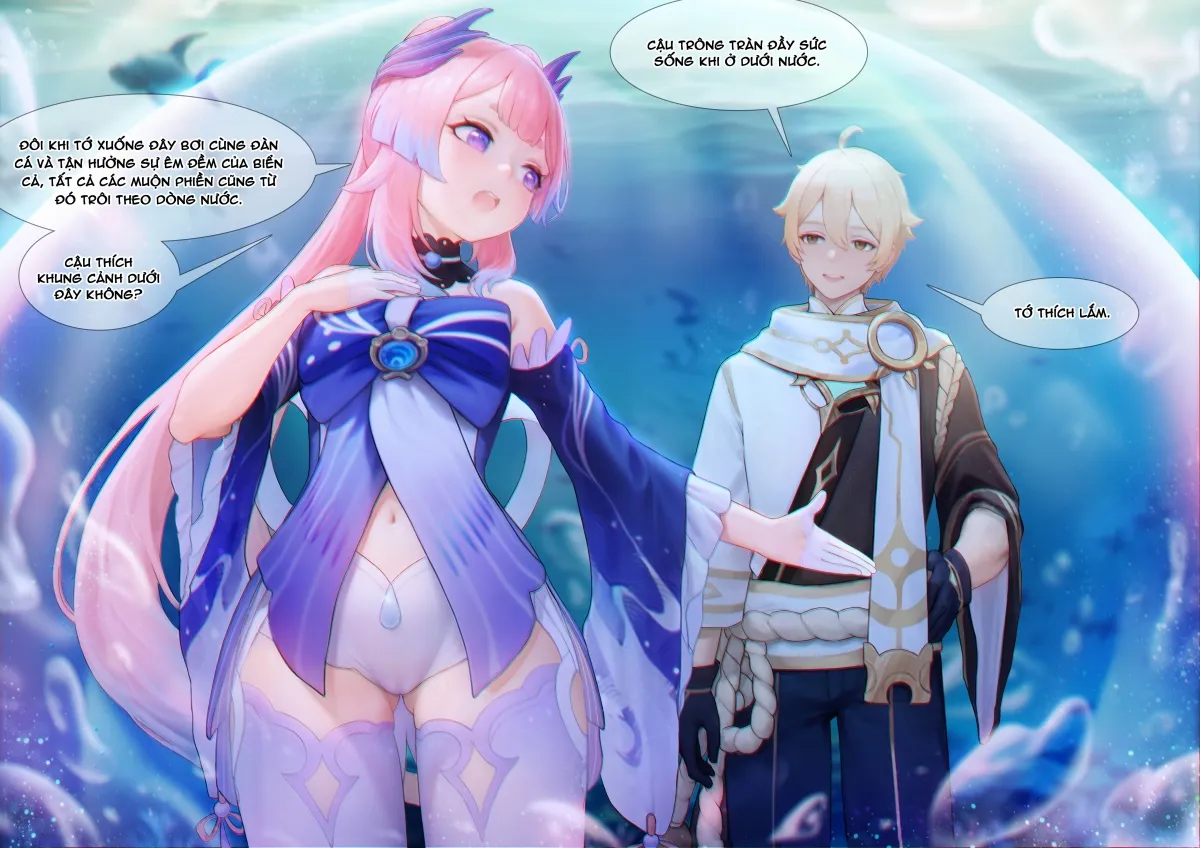 HentaiVN.net - Ảnh 9 - Kokomi bối rối [Flustered Kokomi] - Nửa đầu
