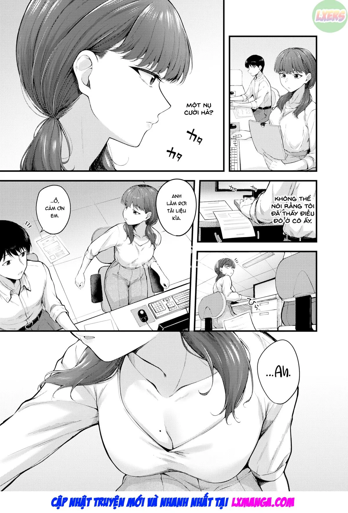 HentaiVN.net - Ảnh 6 - Office Lady with LOVE LOVE Horny♥ - Oneshot
