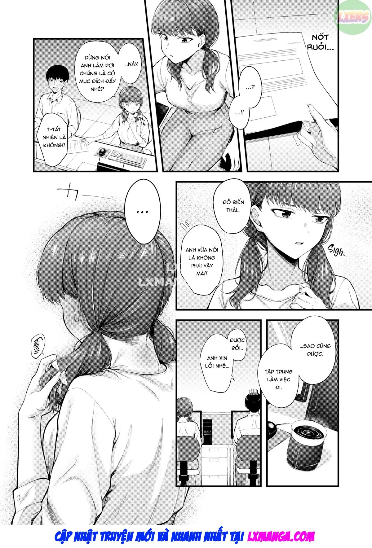 HentaiVN.net - Ảnh 7 - Office Lady with LOVE LOVE Horny♥ - Oneshot