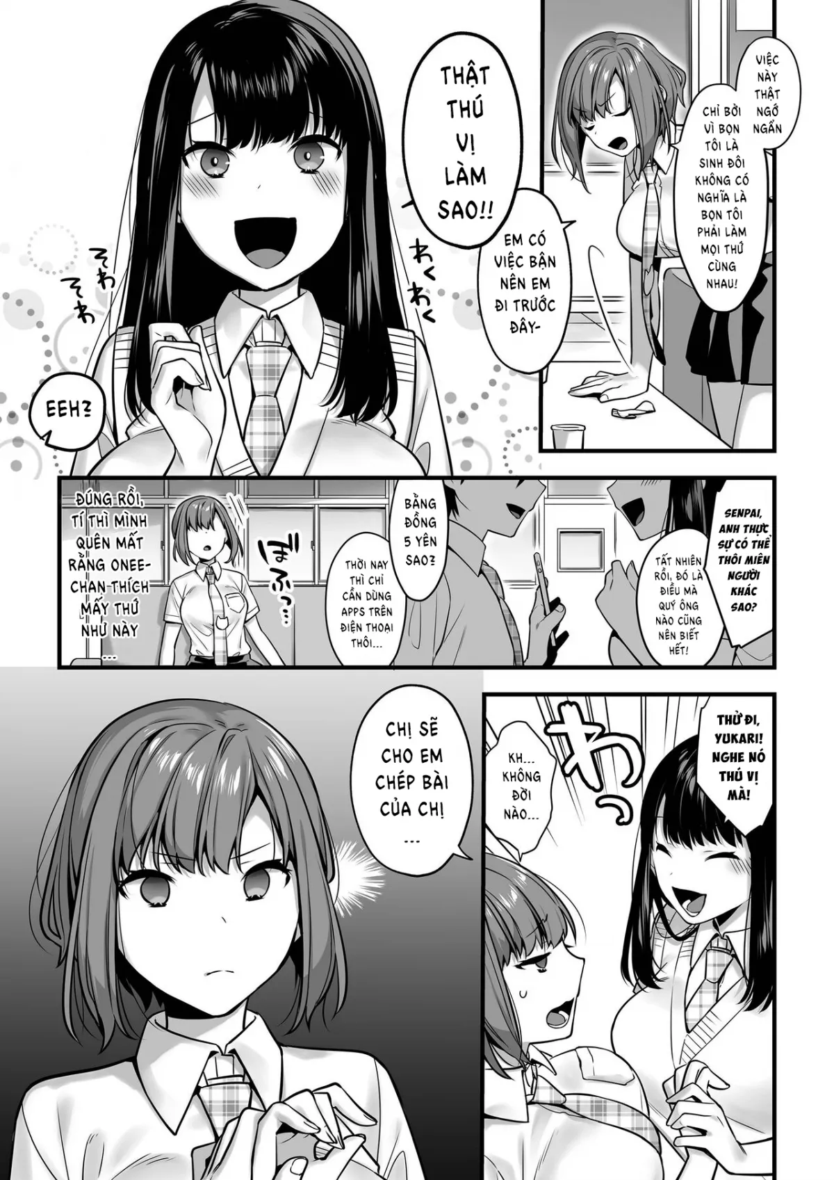 HentaiVN.net - Ảnh 5 - Liệu cặp sinh đôi có bị thôi miên cùng lúc không? [Futagotte Saiminjutsu ni Kakaru no mo Douji Nandesuka?] - Oneshot