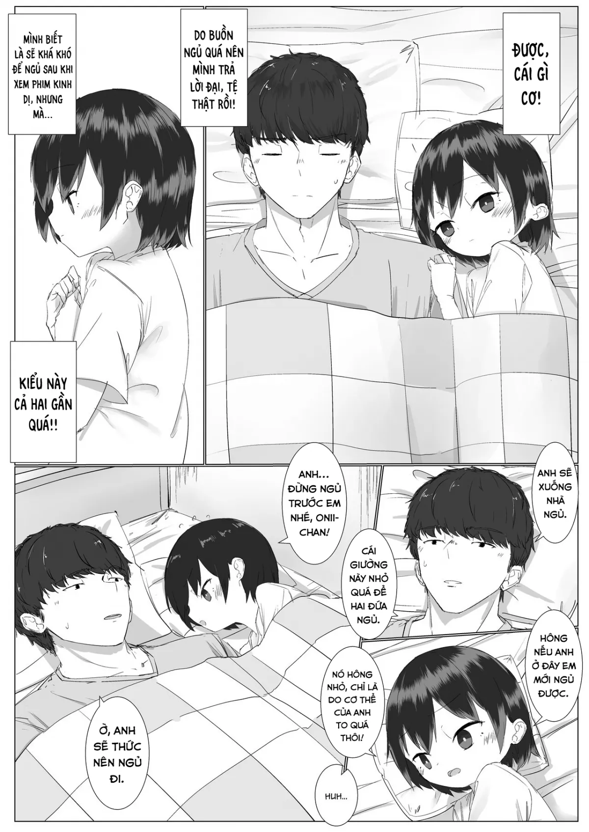 HentaiVN.net - Ảnh 7 - Thân Mật Với Em Gái [Kyorikan no Chikasugiru Imouto to Amaama Icha Love Ecchi ; Sweet Flirty Lovey Sex with your VERY Intimate Little Sister] - Chap Đầu