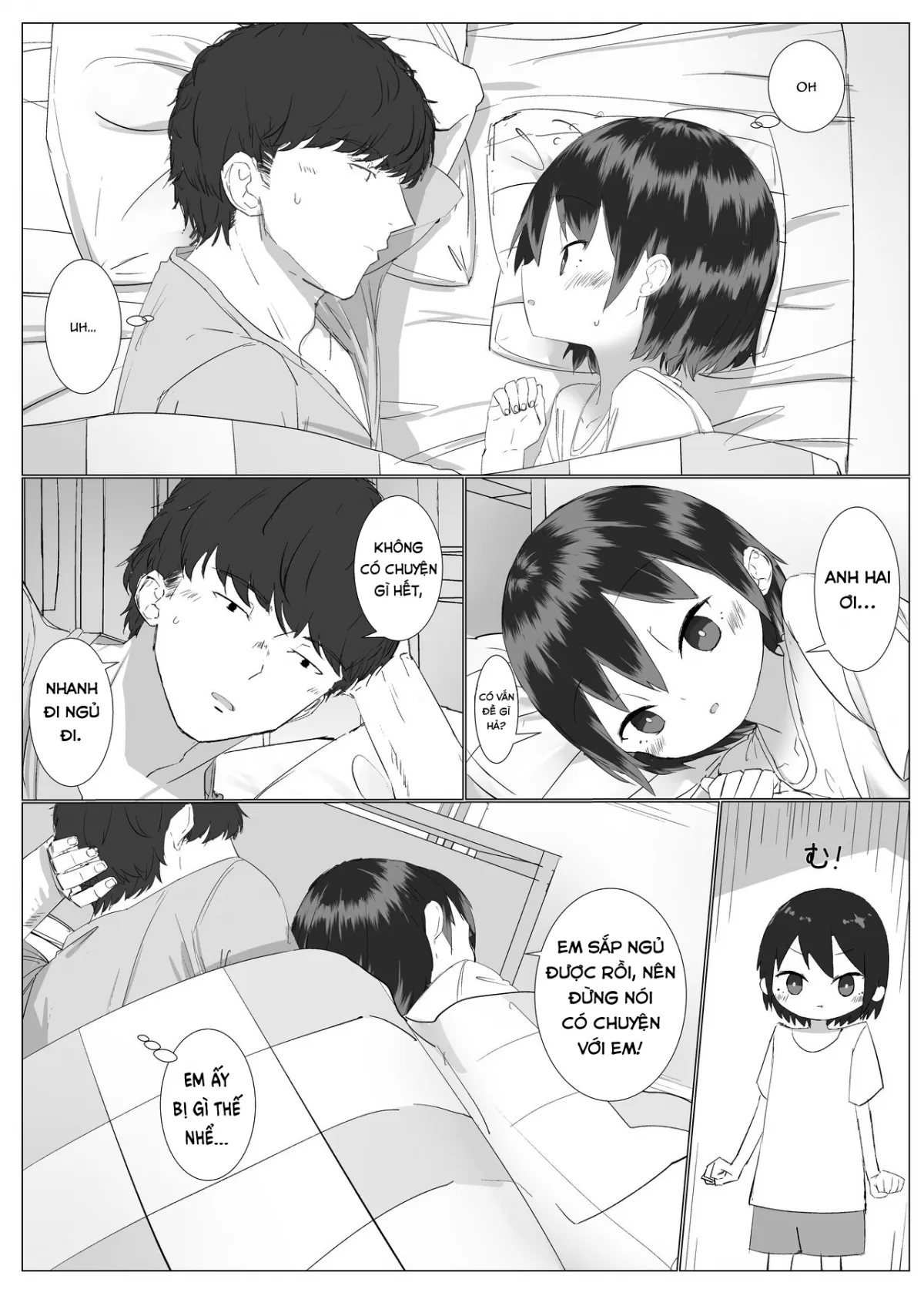 HentaiVN.net - Ảnh 9 - Thân Mật Với Em Gái [Kyorikan no Chikasugiru Imouto to Amaama Icha Love Ecchi ; Sweet Flirty Lovey Sex with your VERY Intimate Little Sister] - Chap Đầu