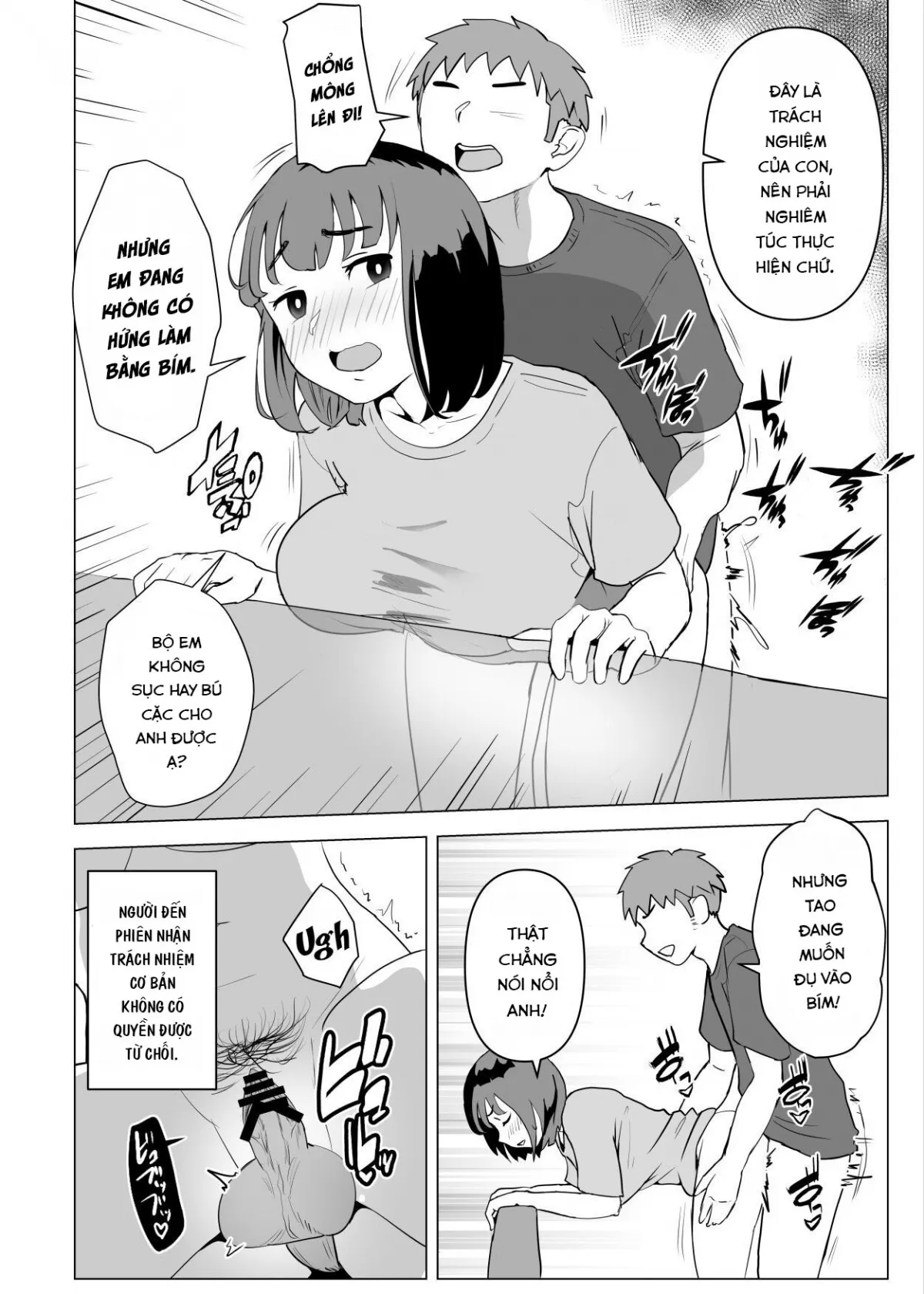 HentaiVN.net - Ảnh 18 - Uchi de wa Kazoku Sex wa Joushiki Rashii - Chap 1