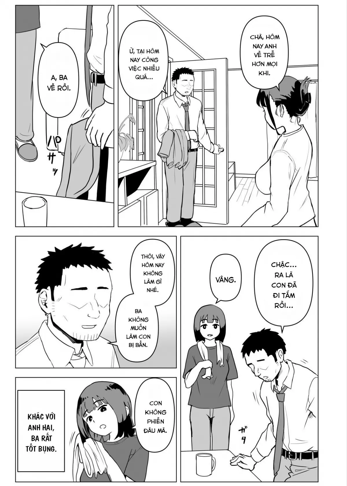 HentaiVN.net - Ảnh 11 - Uchi de wa Kazoku Sex wa Joushiki Rashii - Chap 2