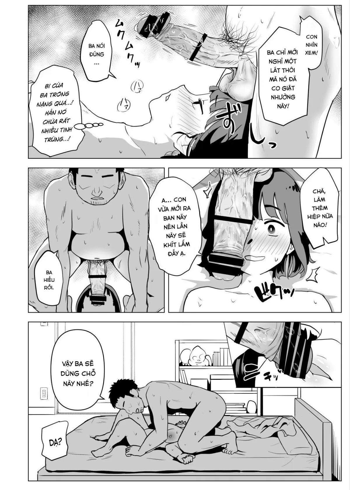 HentaiVN.net - Ảnh 14 - Uchi de wa Kazoku Sex wa Joushiki Rashii - Chap 2