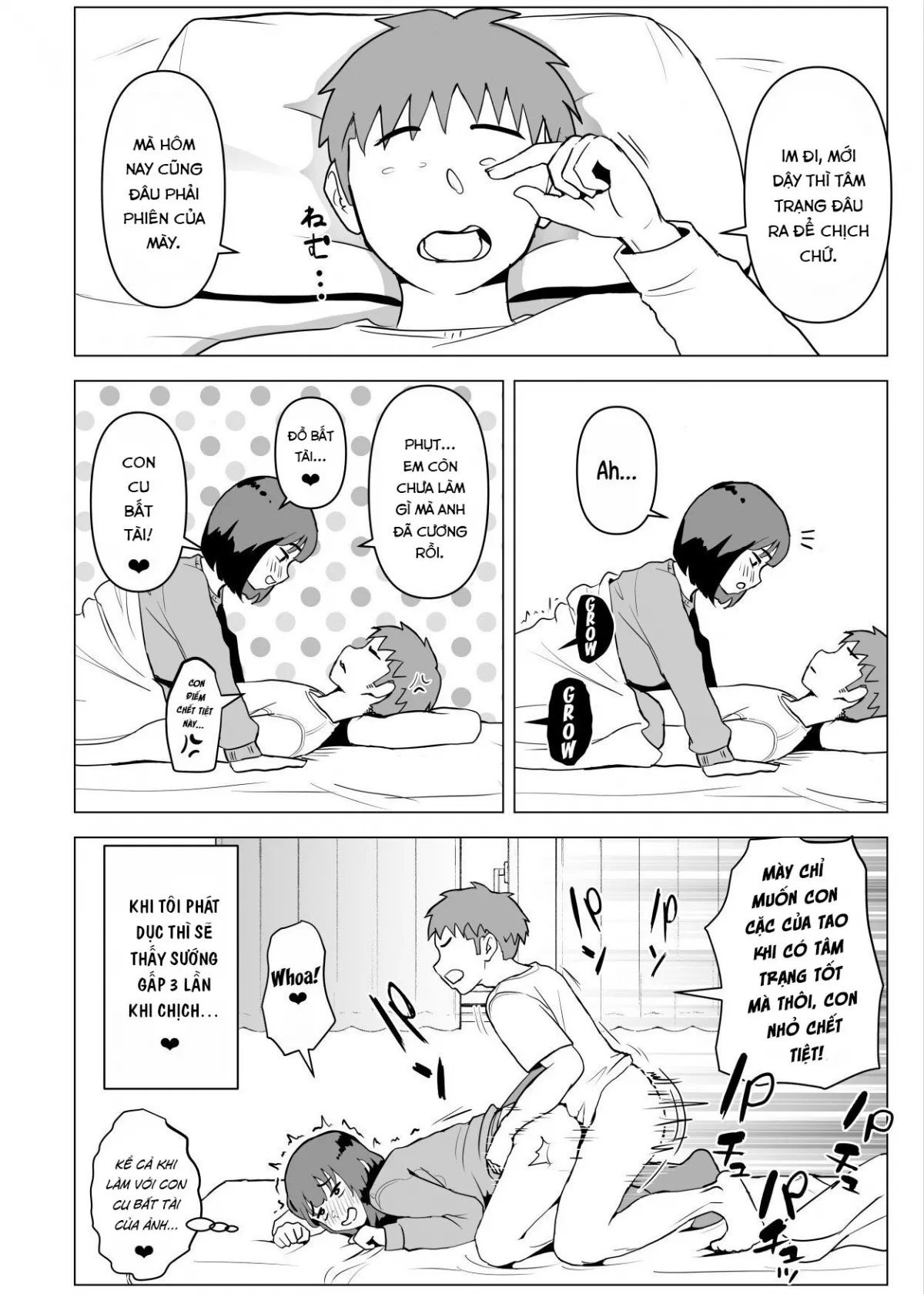 HentaiVN.net - Ảnh 4 - Uchi de wa Kazoku Sex wa Joushiki Rashii - Chap 3
