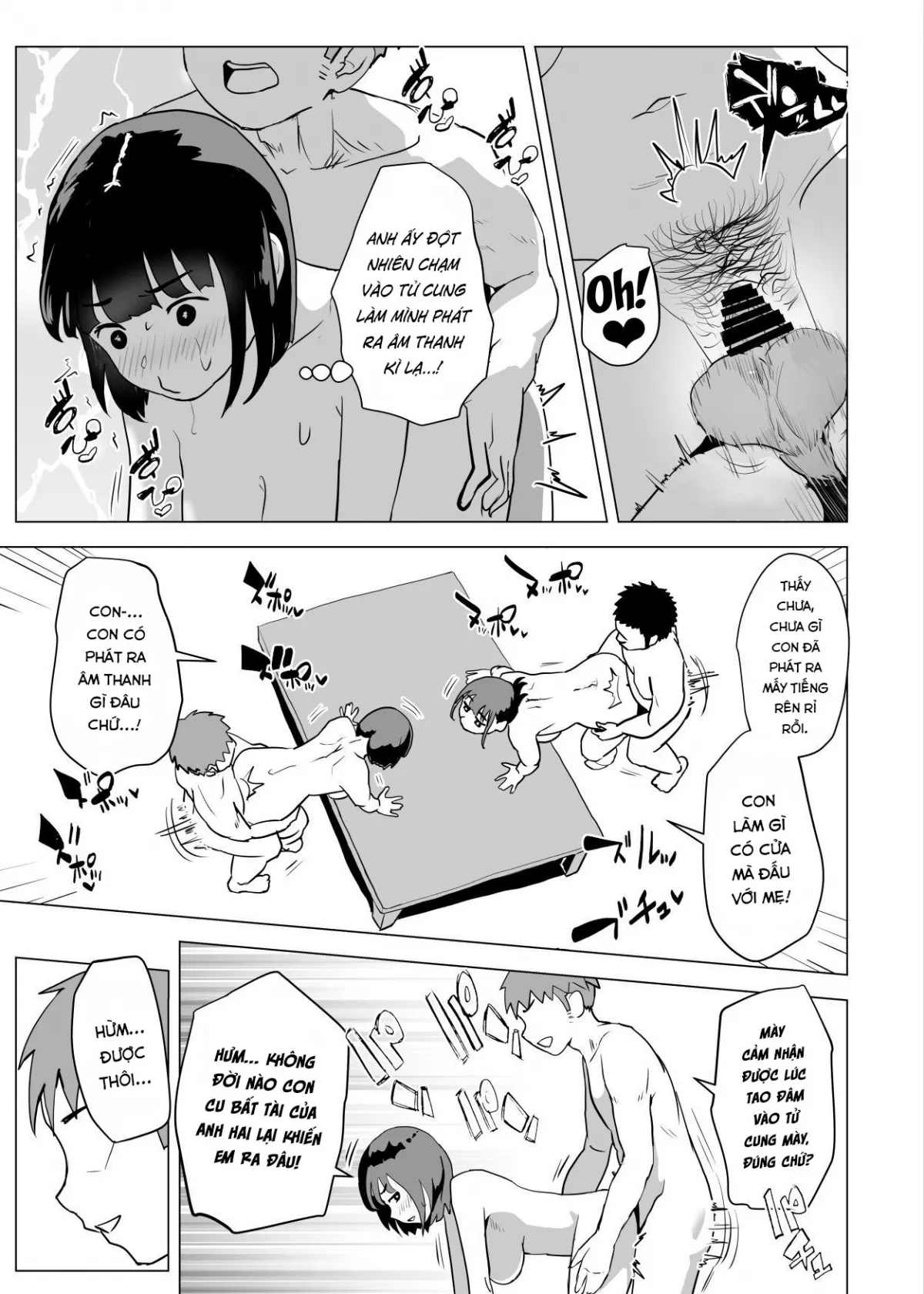 HentaiVN.net - Ảnh 9 - Uchi de wa Kazoku Sex wa Joushiki Rashii - Chap 3