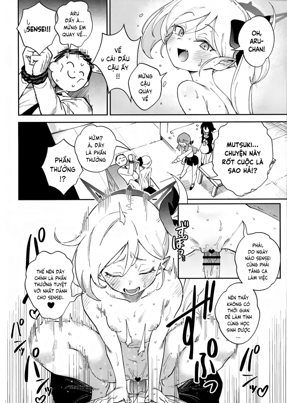 HentaiVN.net - Ảnh 3 - Mối quan hệ giữa Sensei và học trò luôn dễ dãi như vậy sao!? [Are Teacher-Student Relationships This Open?!; 先生と生徒の関係ってこんなにもオープンなのぉ!？; Sensei to Seito no Kankei tte Konna ni mo Open nanoo!?] - Oneshot