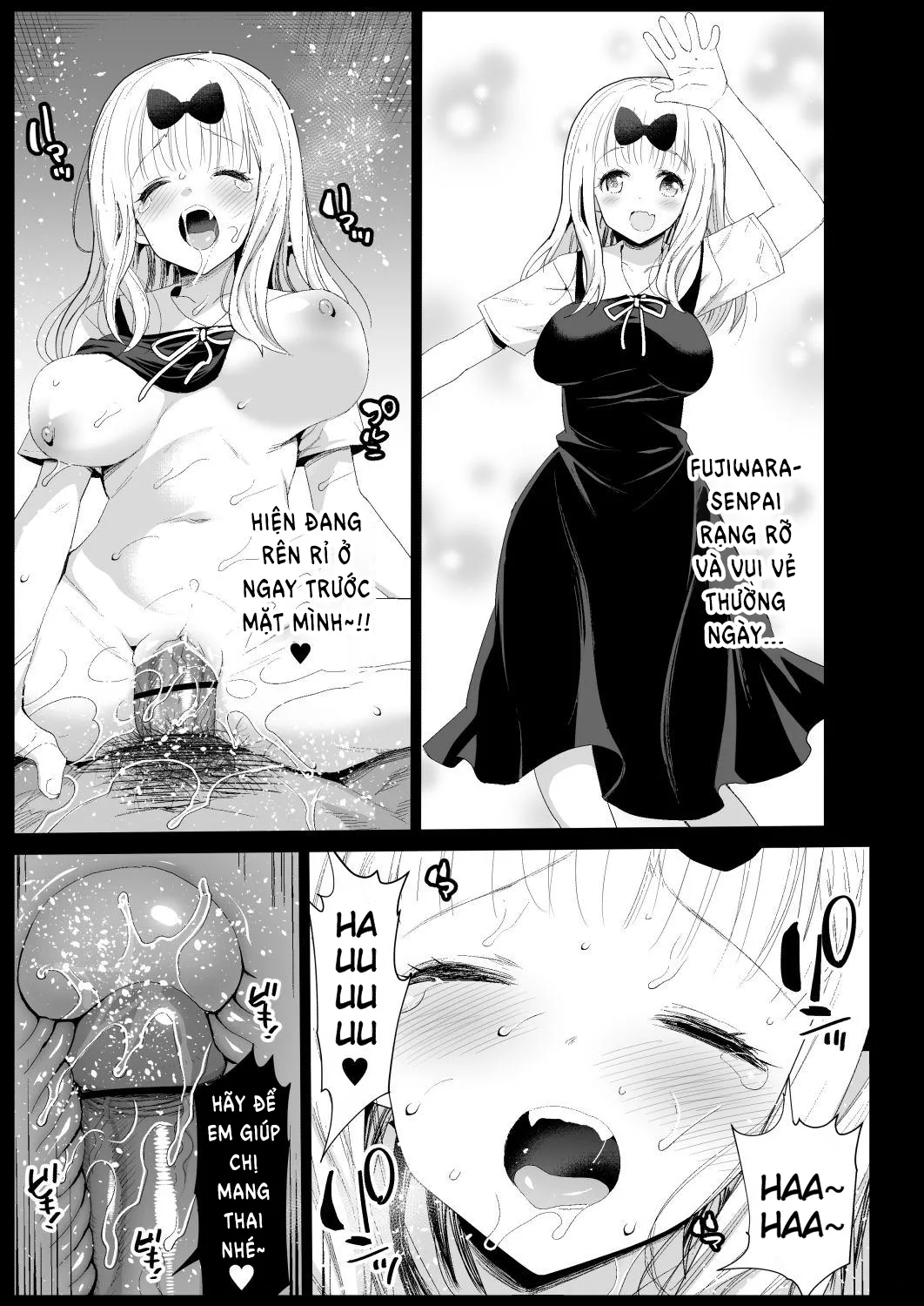 HentaiVN.net - Ảnh 15 - Lấy lợi thế trước Fujiwara-senpai [Fujiwara Senpai wa Sukidarake] - Oneshot
